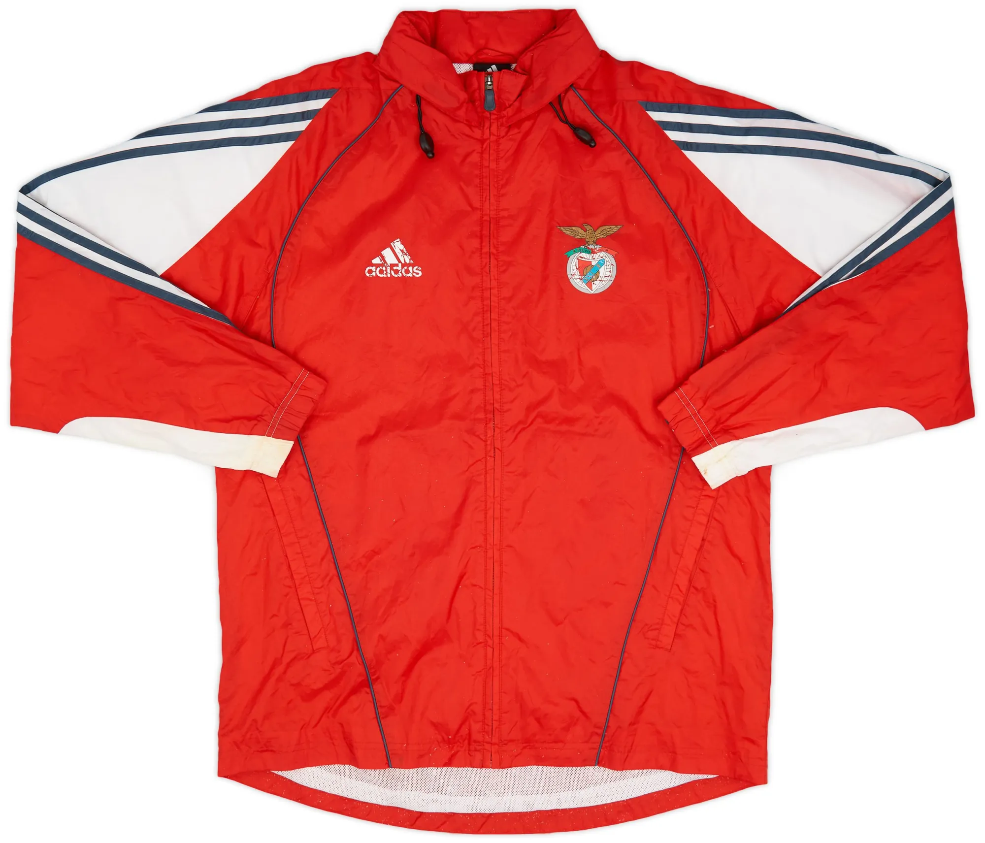 2005-06 Benfica adidas Hooded Rain Jacket - 5/10 - (S)