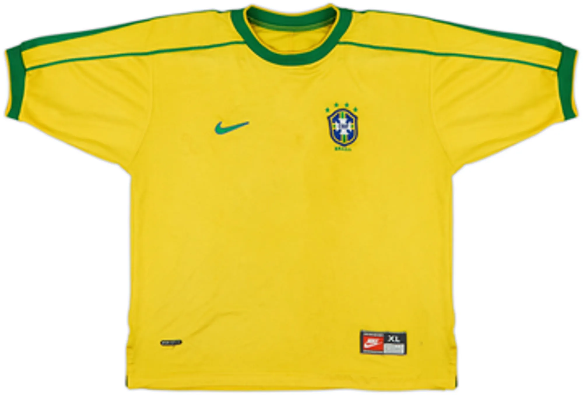Nike Brazil Boys SS Home Shirt 1998