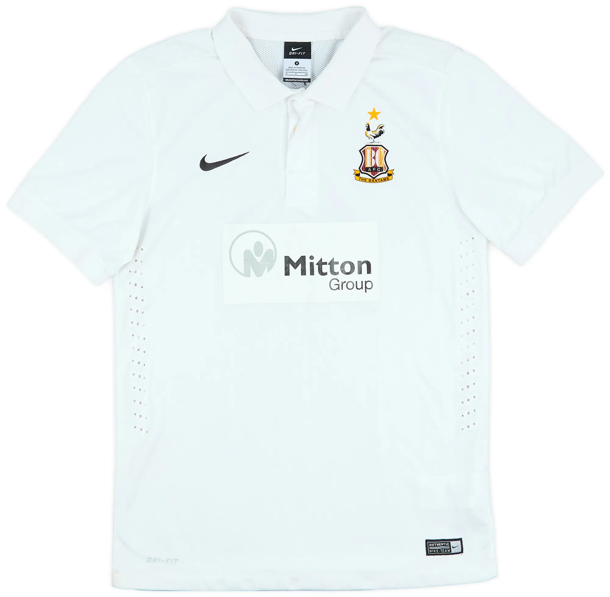 Nike Bradford City Mens SS Away Shirt 2014/15