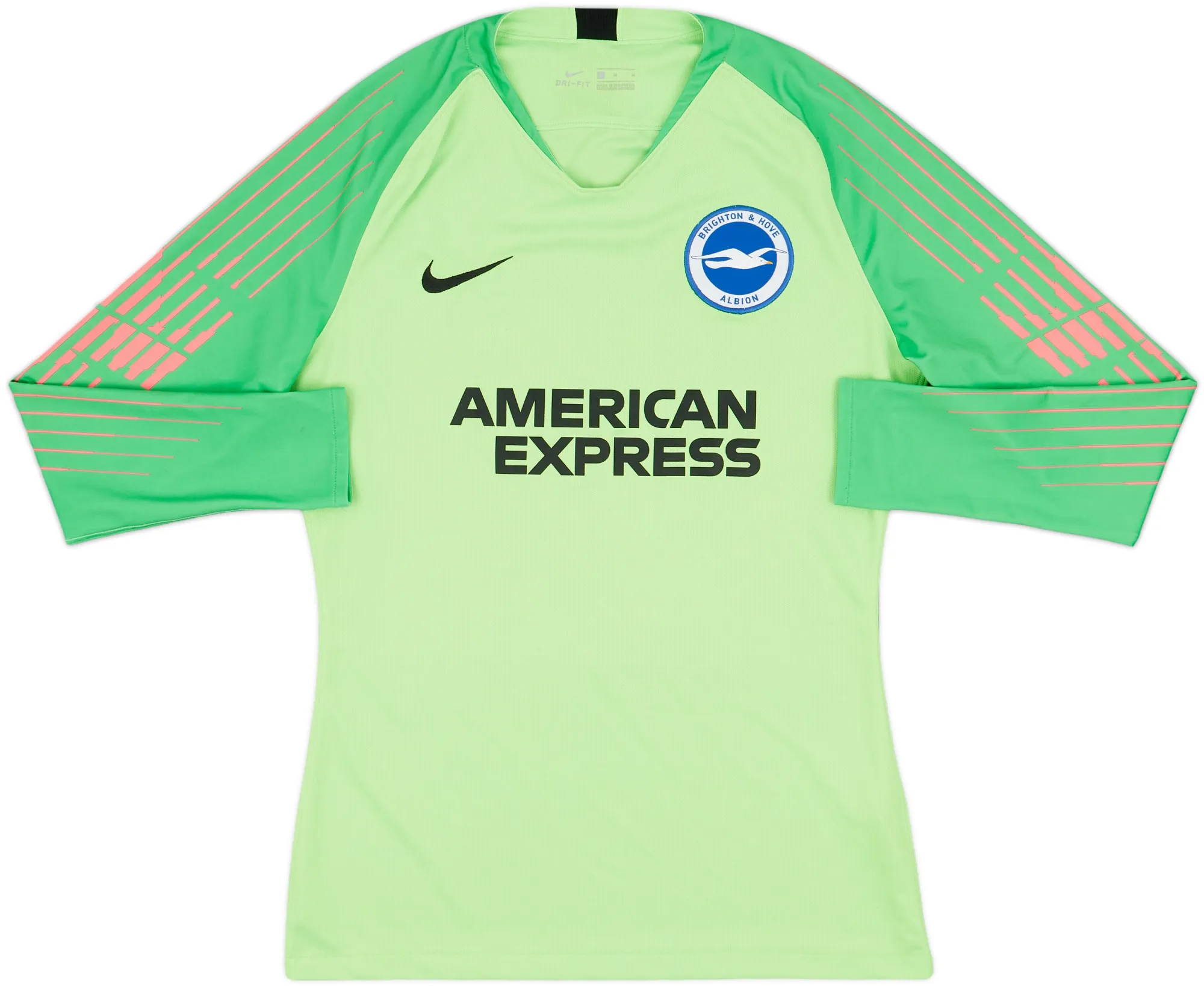 Nike Brighton & Hove Albion Mens LS Goalkeeper Home Shirt 2019/20