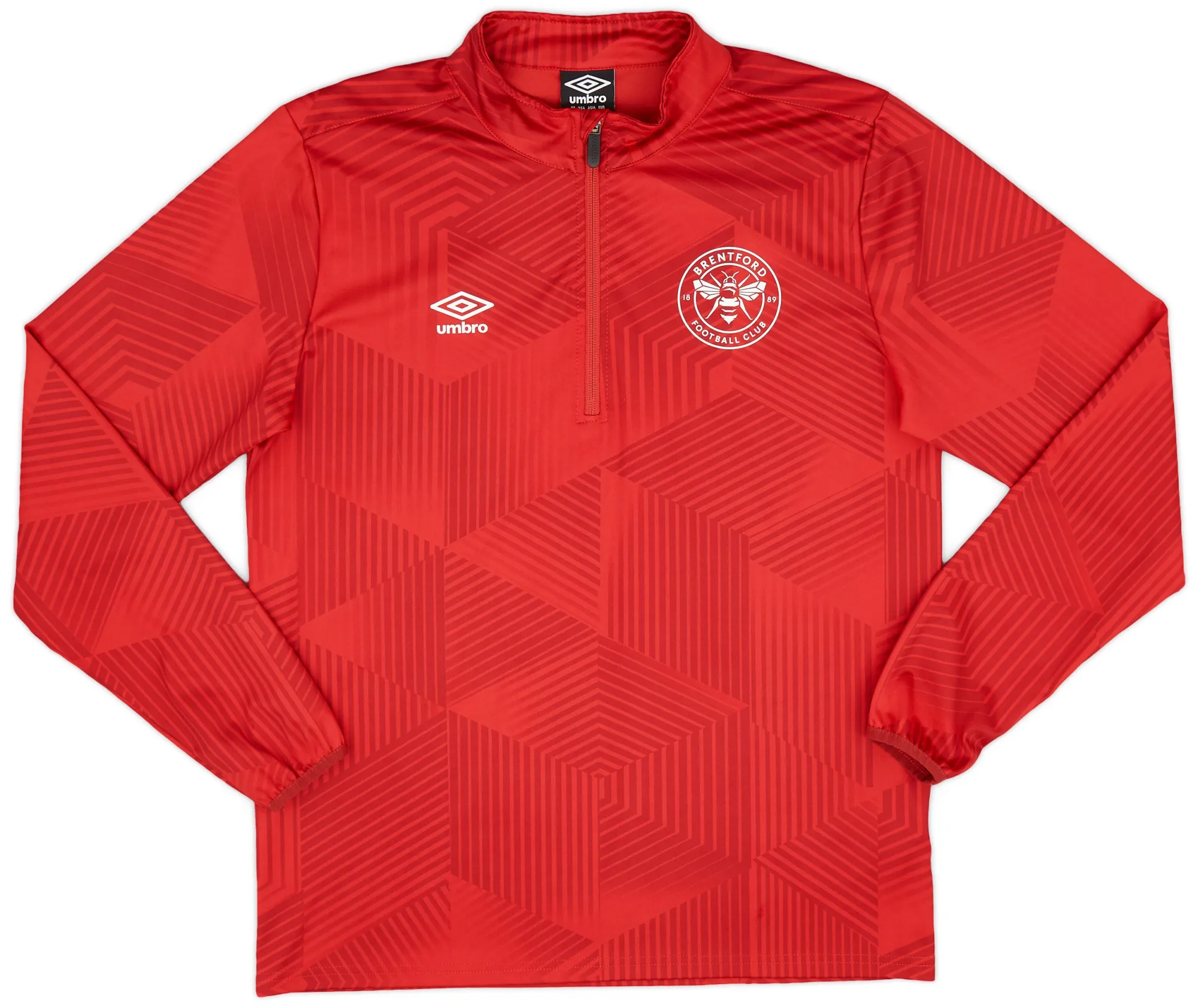 2020-21 Brentford Umbro 1/4 Zip Drill Top - 8/10 - (S)