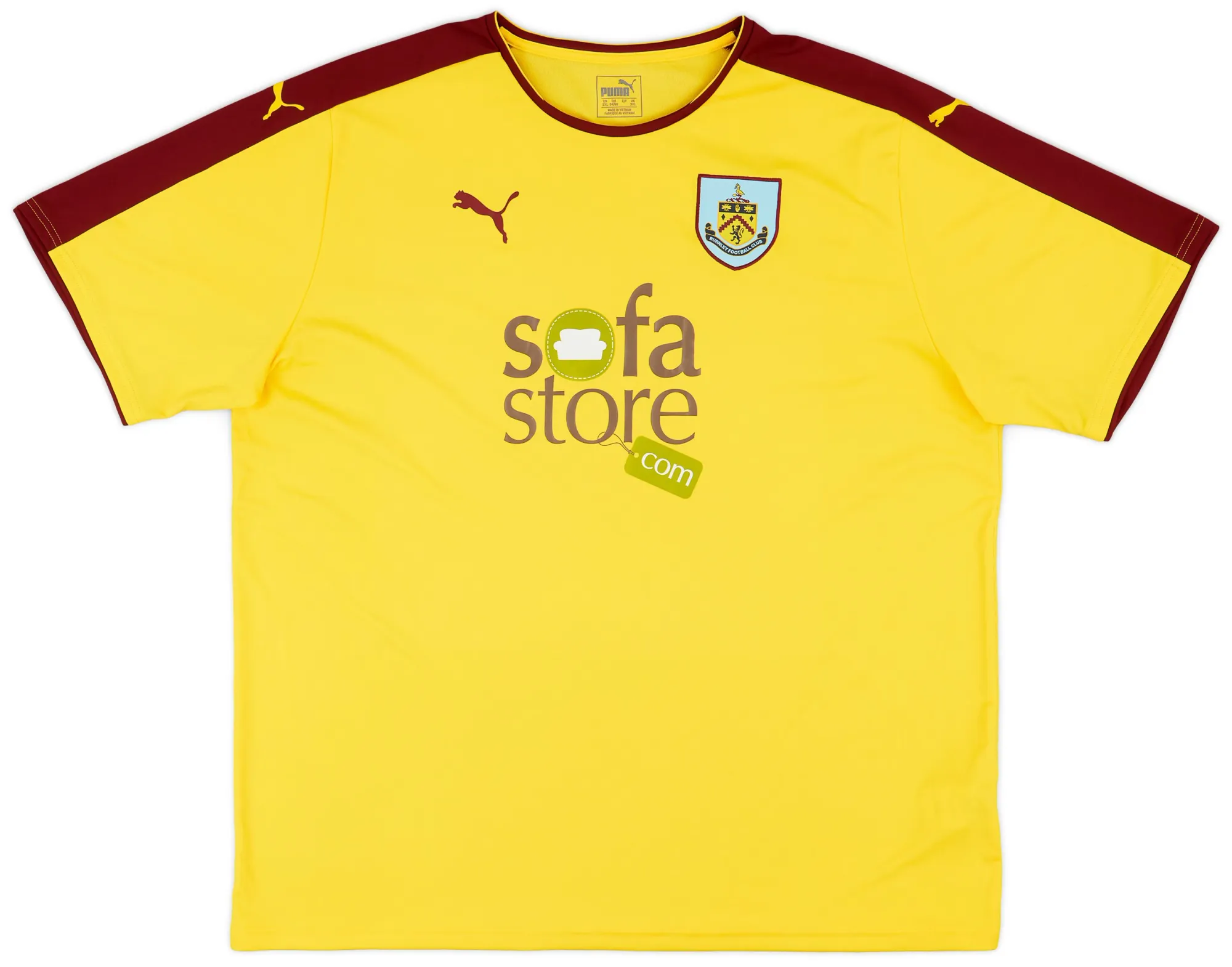 Puma Burnley Mens SS Away Shirt 2015/16