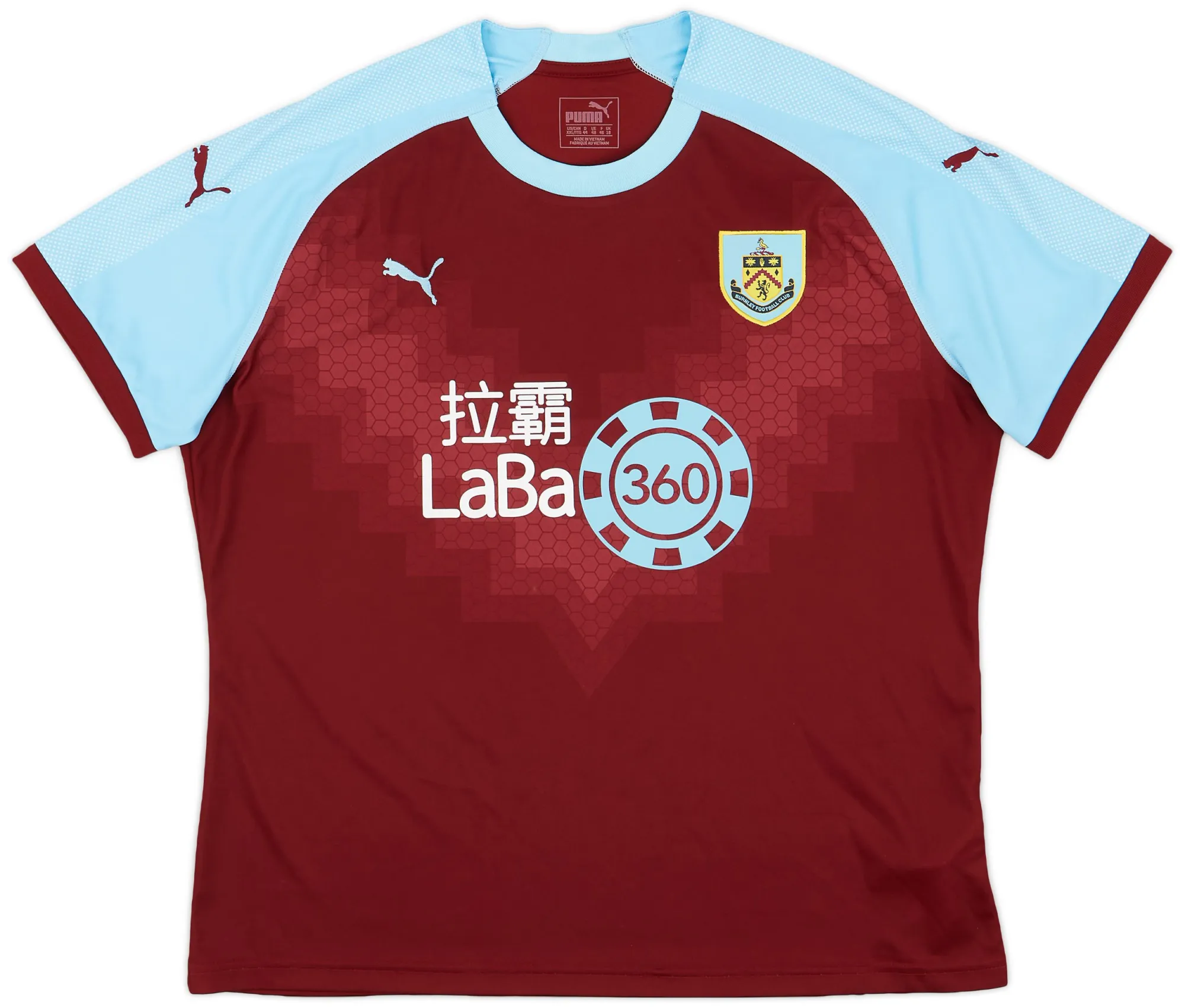 Puma Burnley Womens SS Home Shirt 2018/19