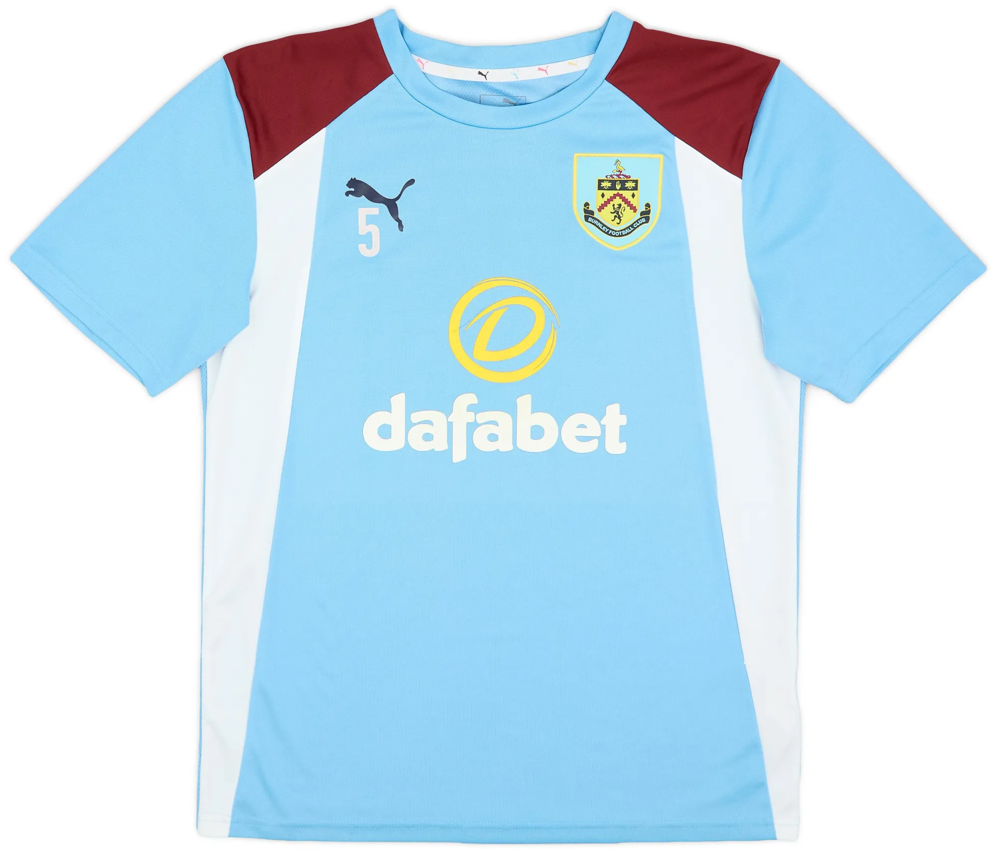 Puma Burnley Mens SS Player Issue Home Shirt 2016/17