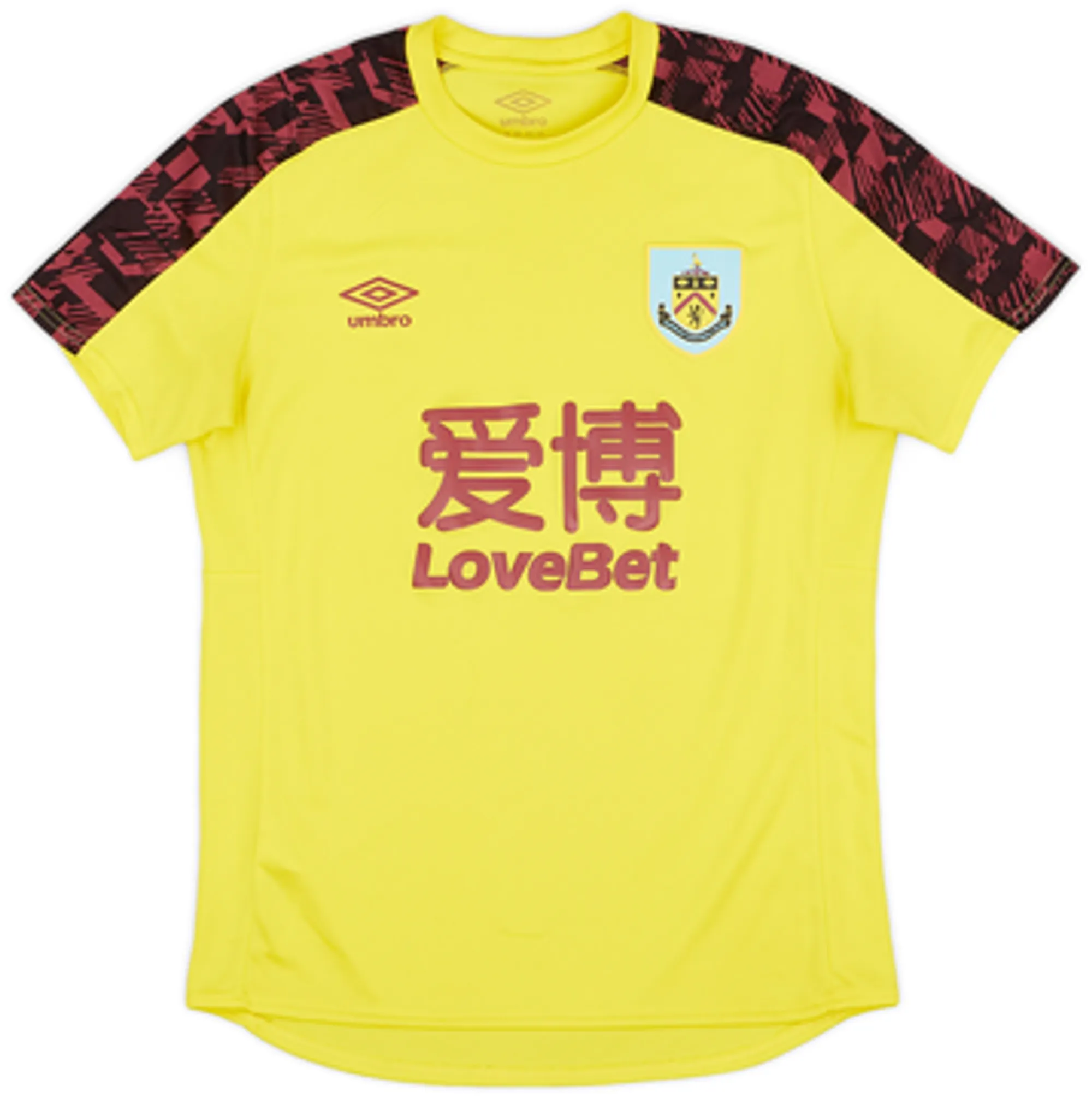 Umbro Burnley Mens SS Home Shirt 2020/21