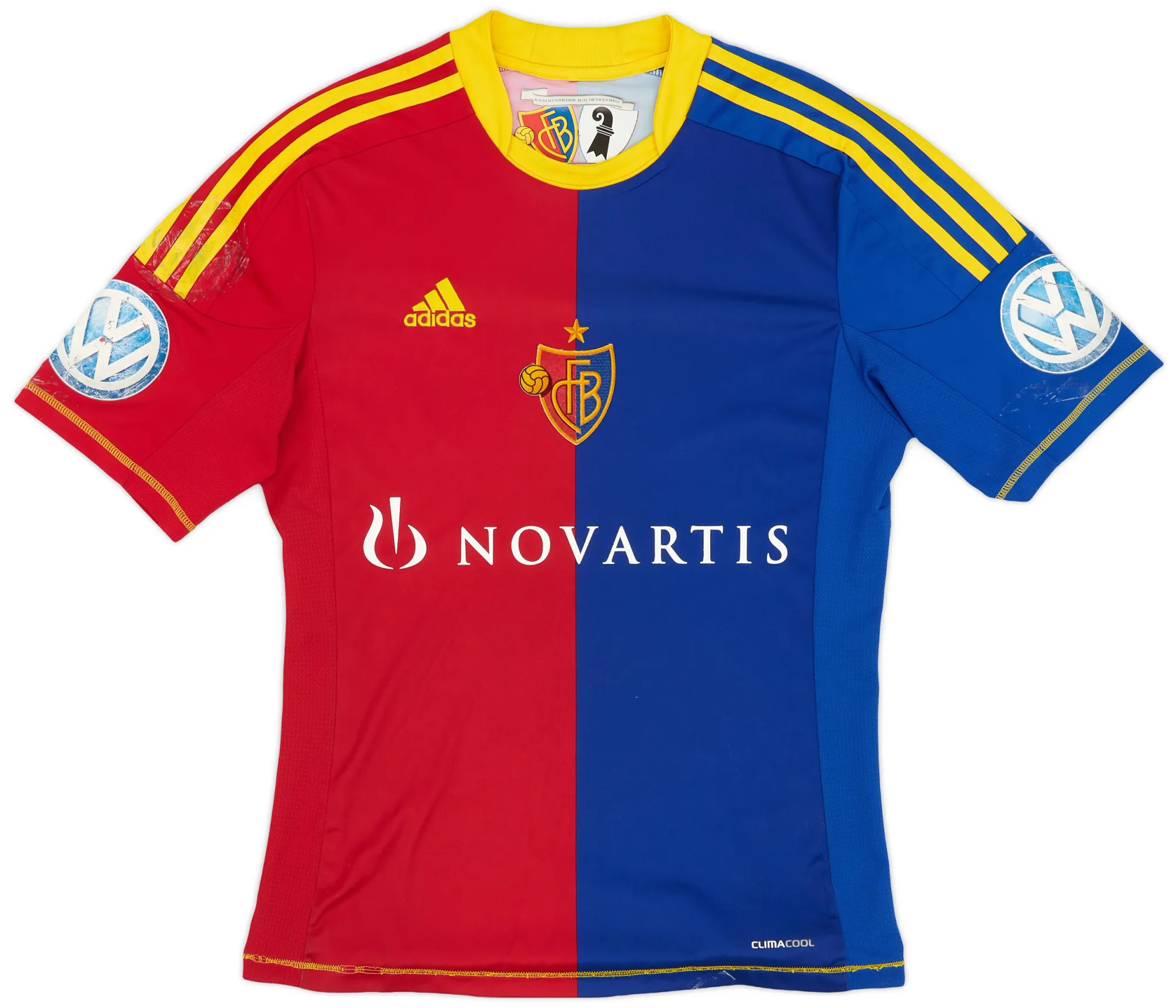 adidas FC Basel Mens SS Home Shirt 2012/13
