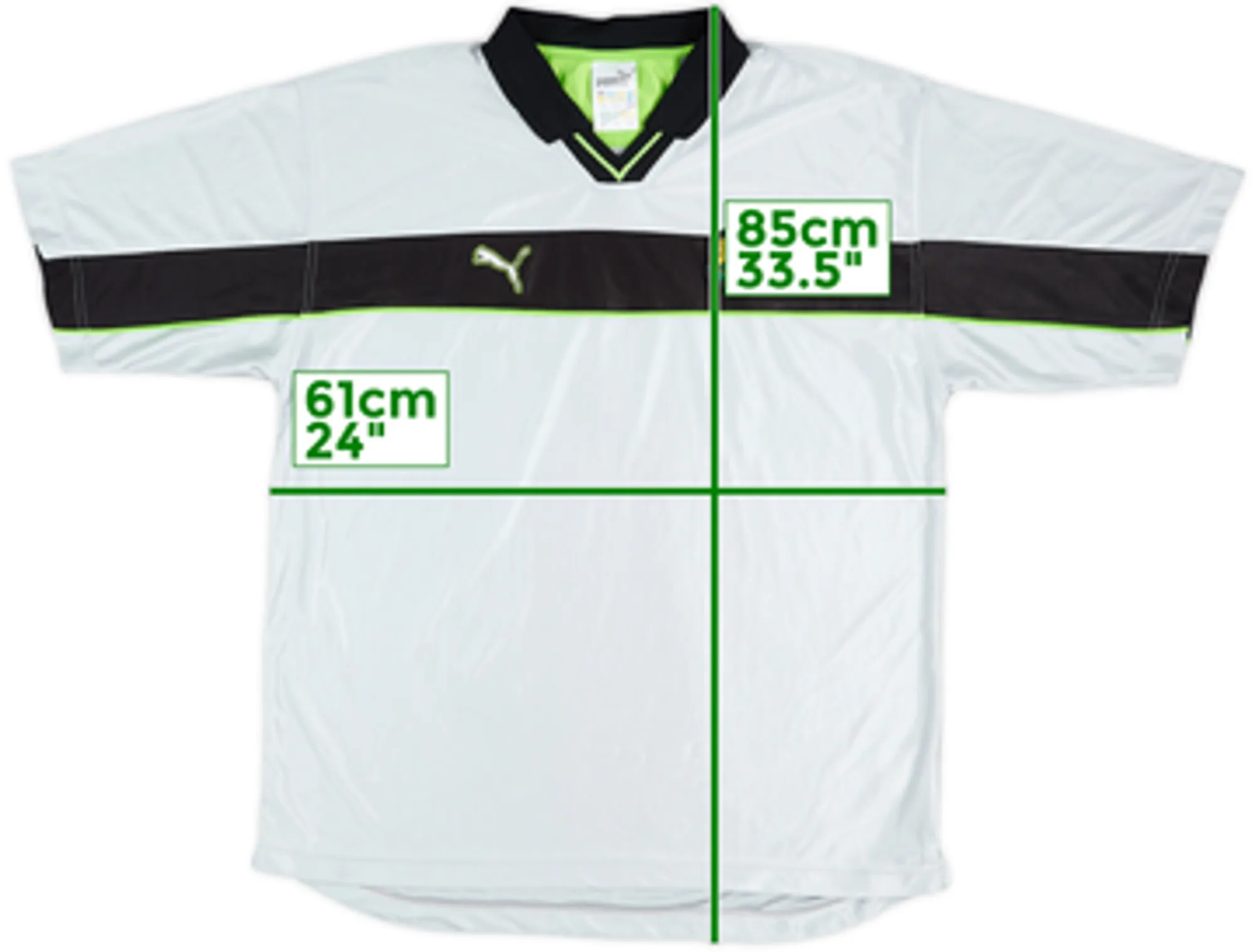 Puma Bulgaria Mens SS Goalkeeper Home Shirt 1998