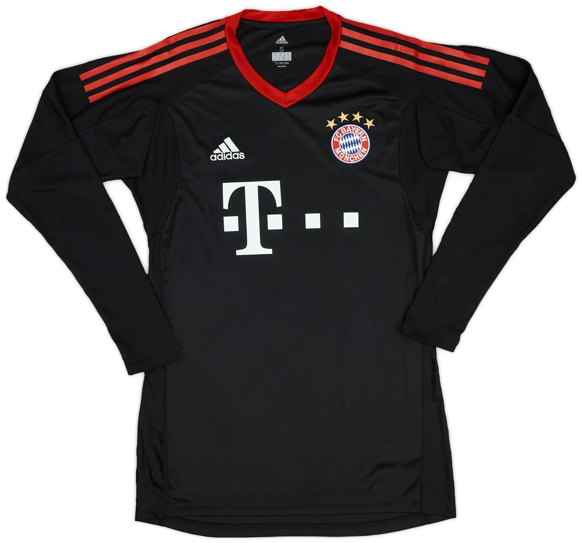adidas Bayern Munich Mens LS Goalkeeper Player Issue Home Shirt 2017/18