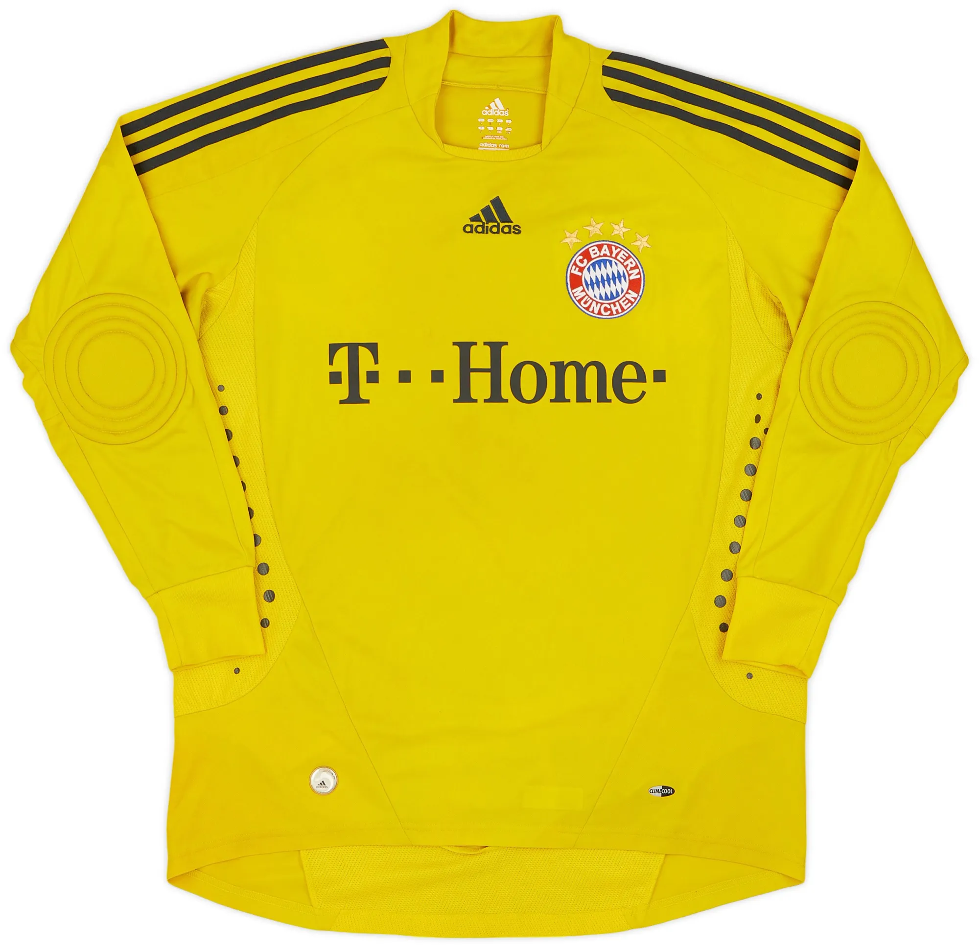 adidas Bayern Munich Mens LS Goalkeeper Home Shirt 2008/09