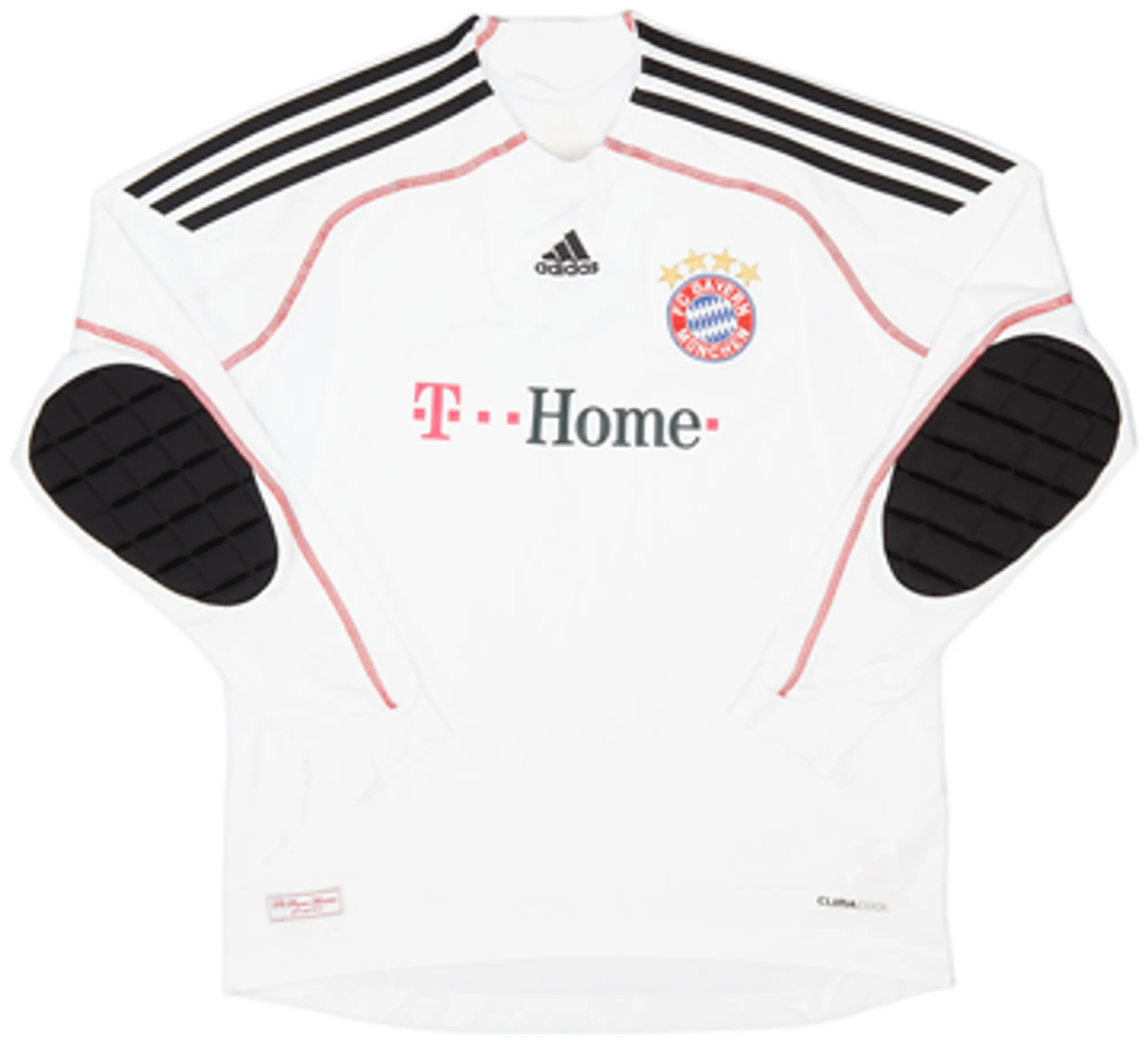 adidas Bayern Munich Boys LS Goalkeeper Home Shirt 2009/10