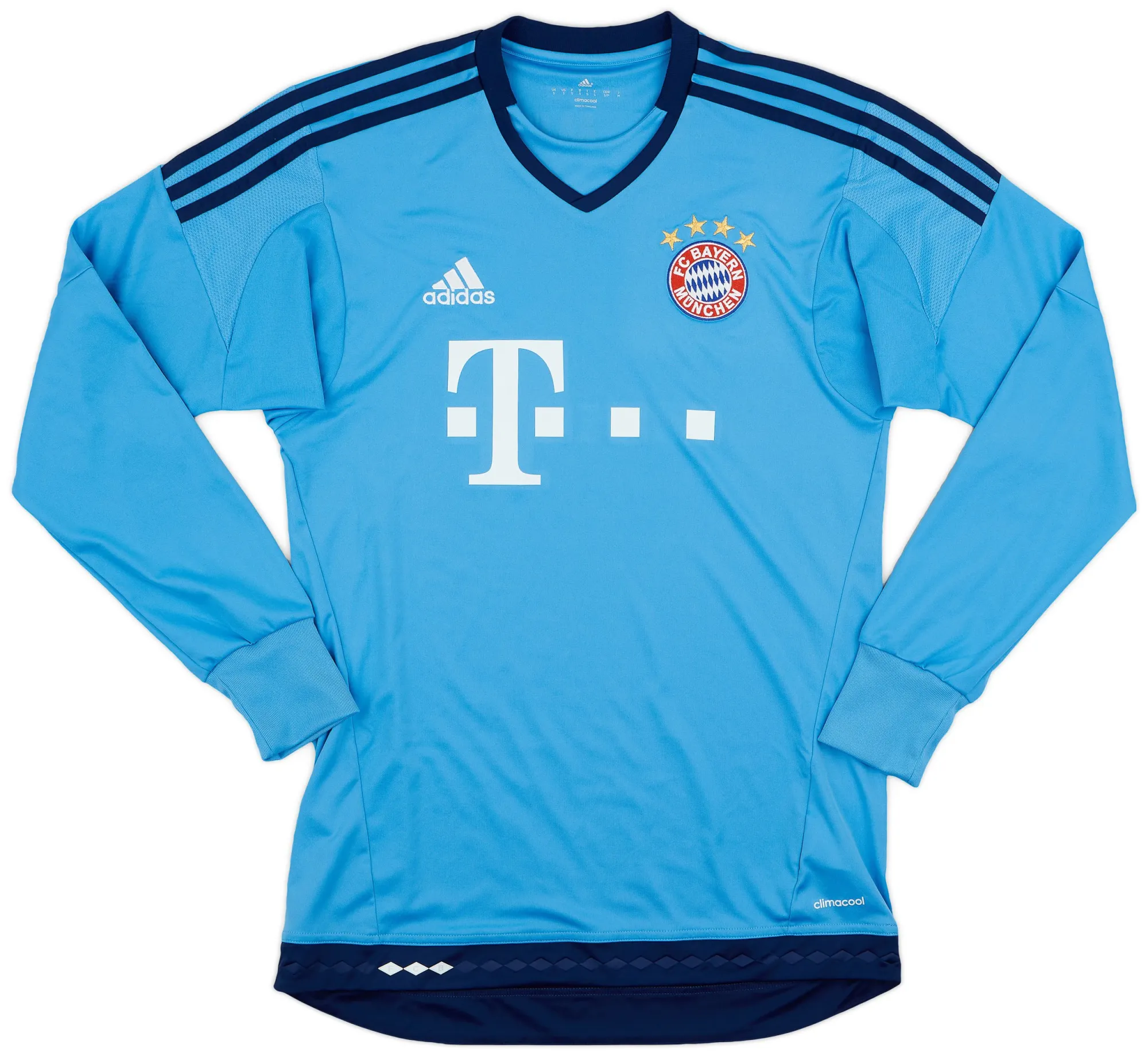 adidas Bayern Munich Mens LS Goalkeeper Away Shirt 2015/16