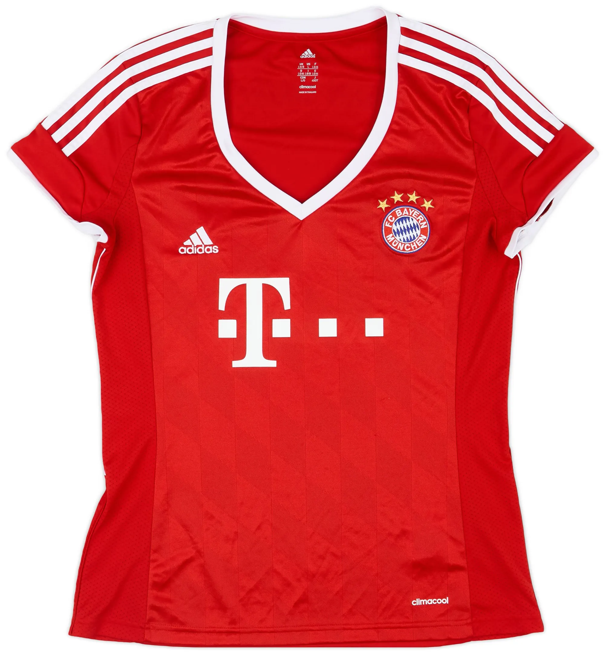 adidas Bayern Munich Womens SS Home Shirt 2013/14