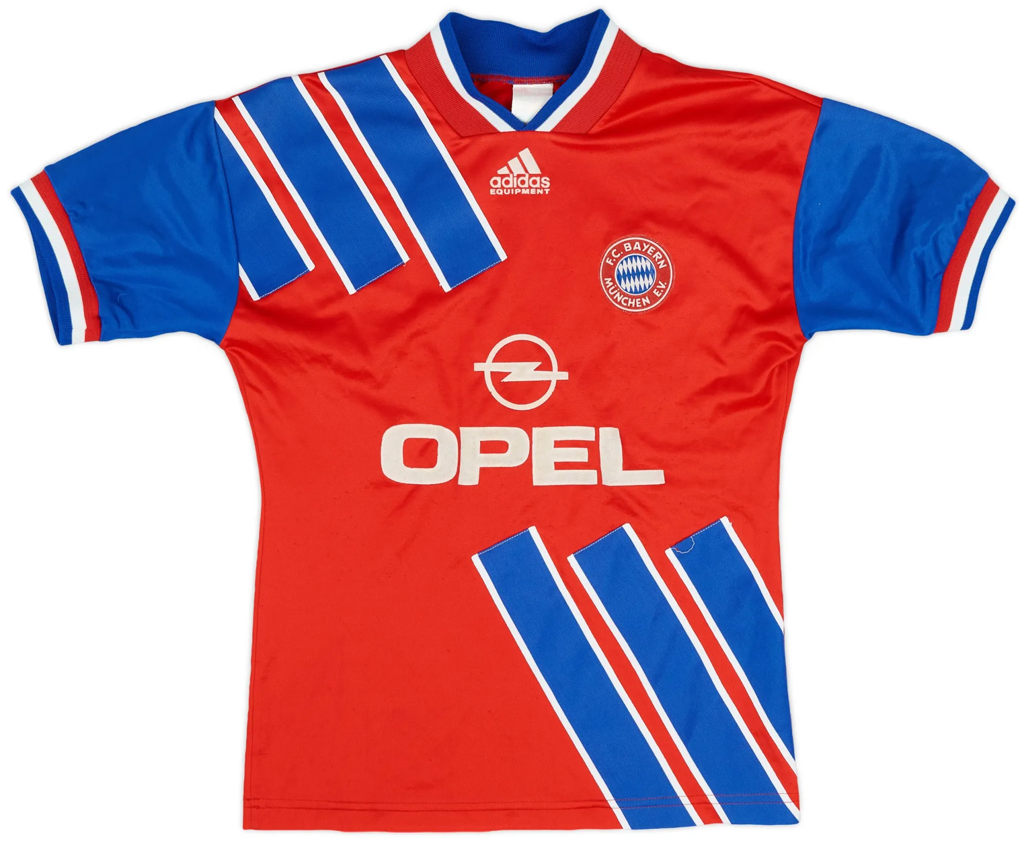 adidas Bayern Munich Mens SS Home Shirt 1993/95
