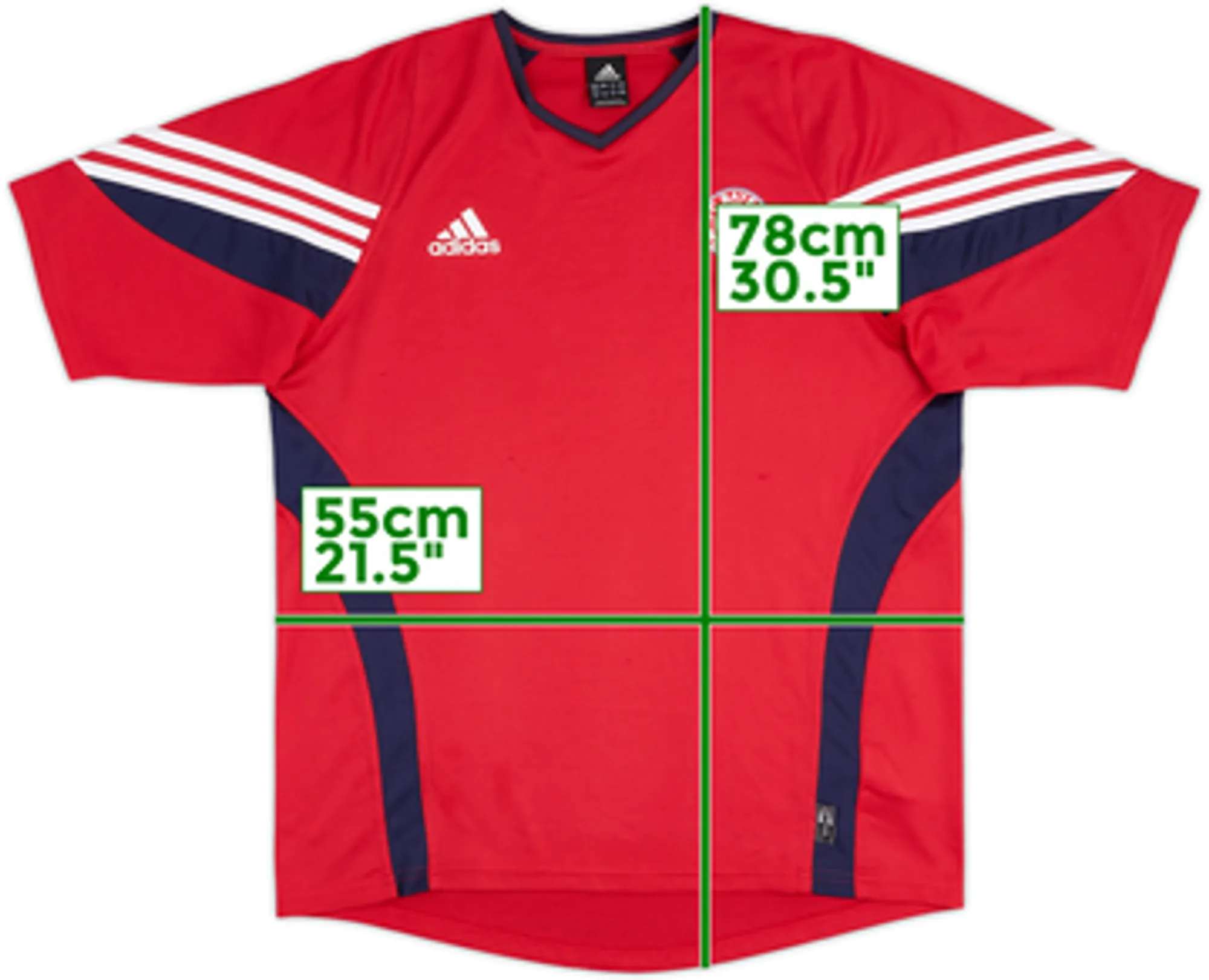 adidas Bayern Munich Mens SS Home Shirt 2003/04