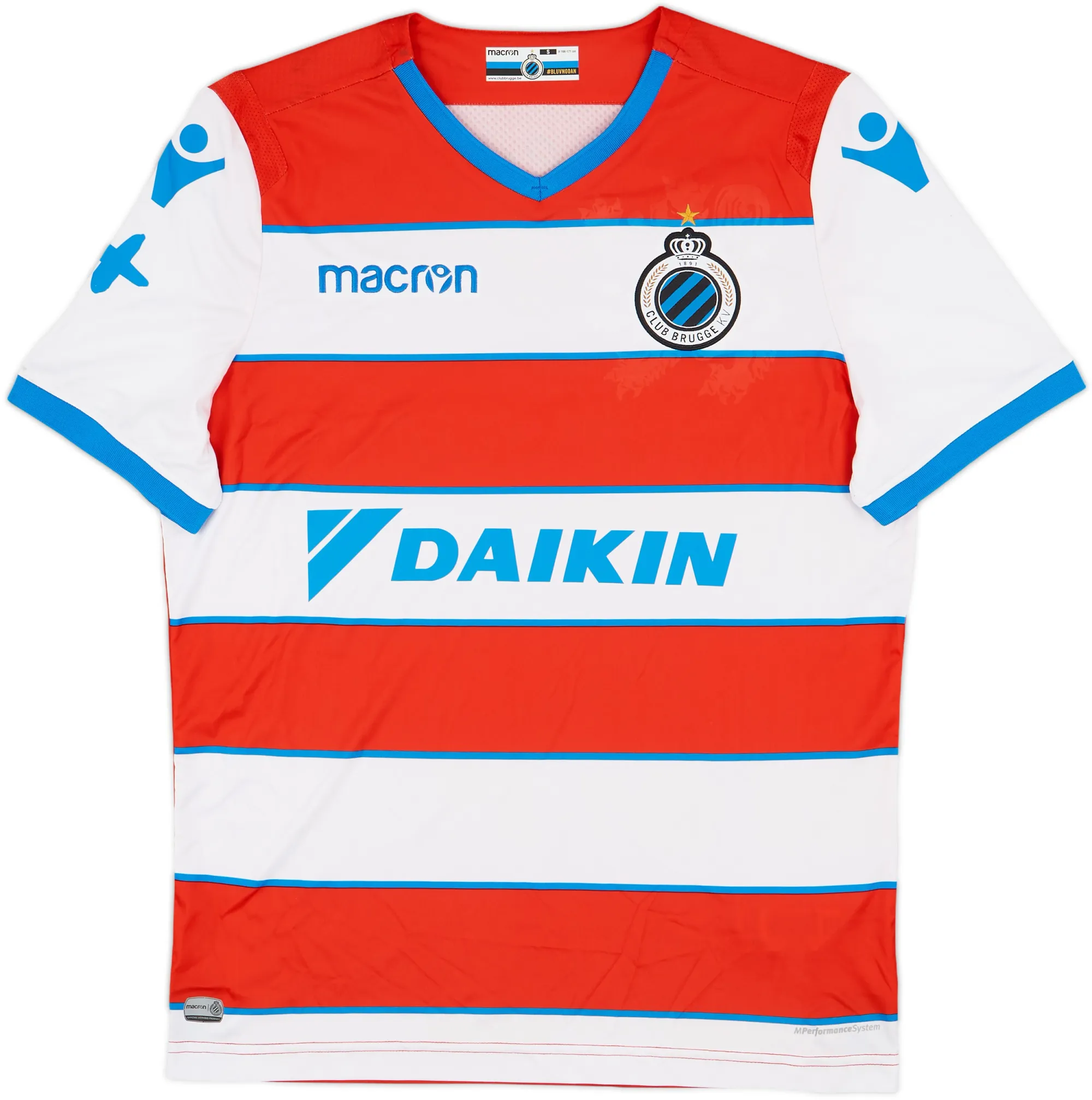 Macron Club Brugge Mens SS Away Shirt 2018/19