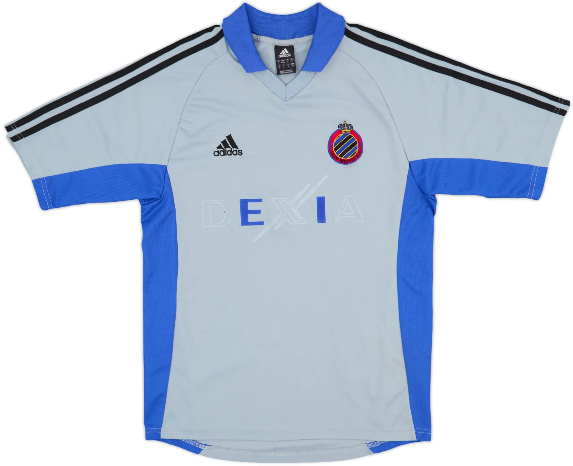 adidas Club Brugge Mens SS Away Shirt 2002/03