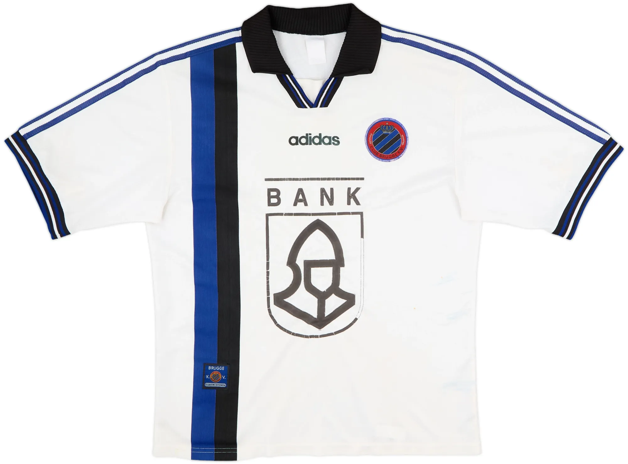 adidas Club Brugge Mens SS Away Shirt 1996/97