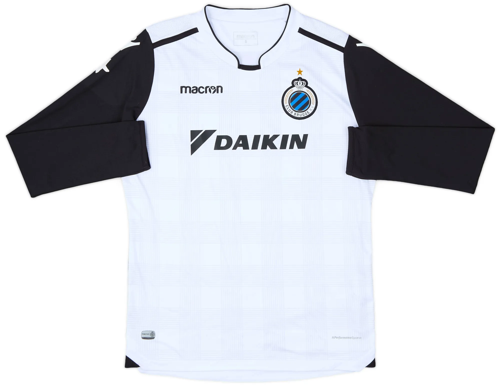 Macron Club Brugge Mens LS Home Shirt 2017/18