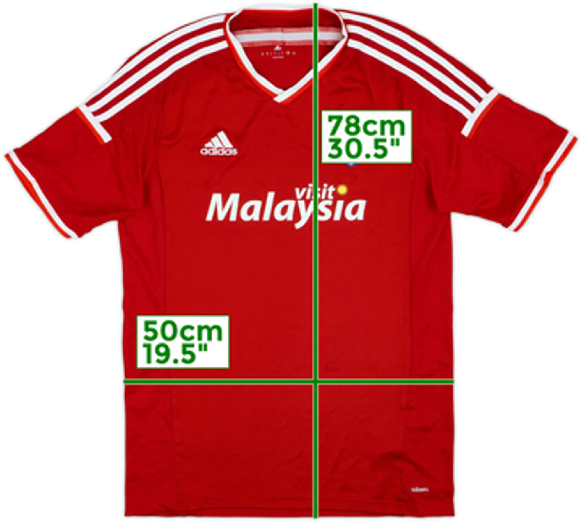 adidas Cardiff City Mens SS Away Shirt 2015/16