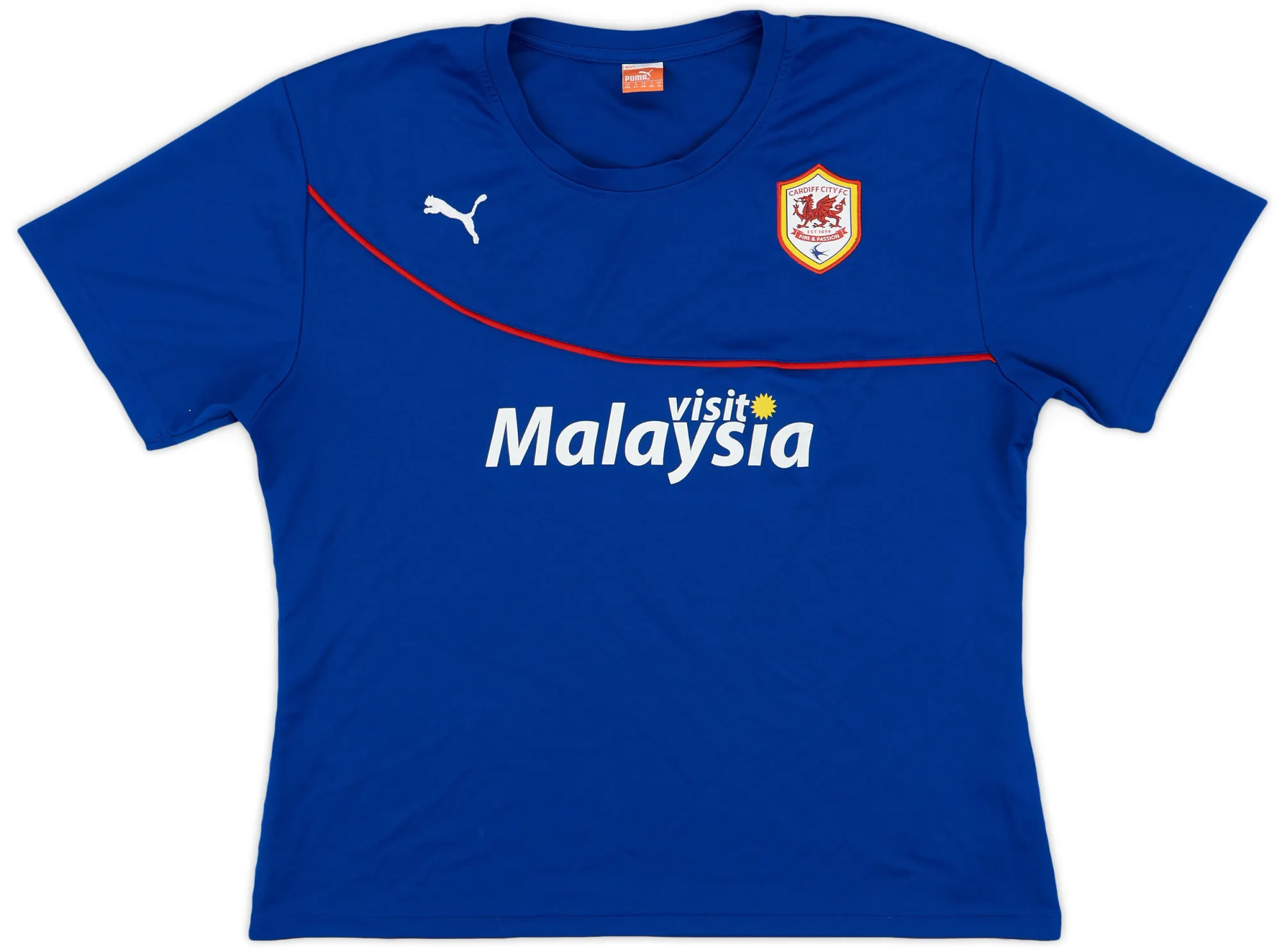Puma Cardiff City Womens SS Away Shirt 2013/14