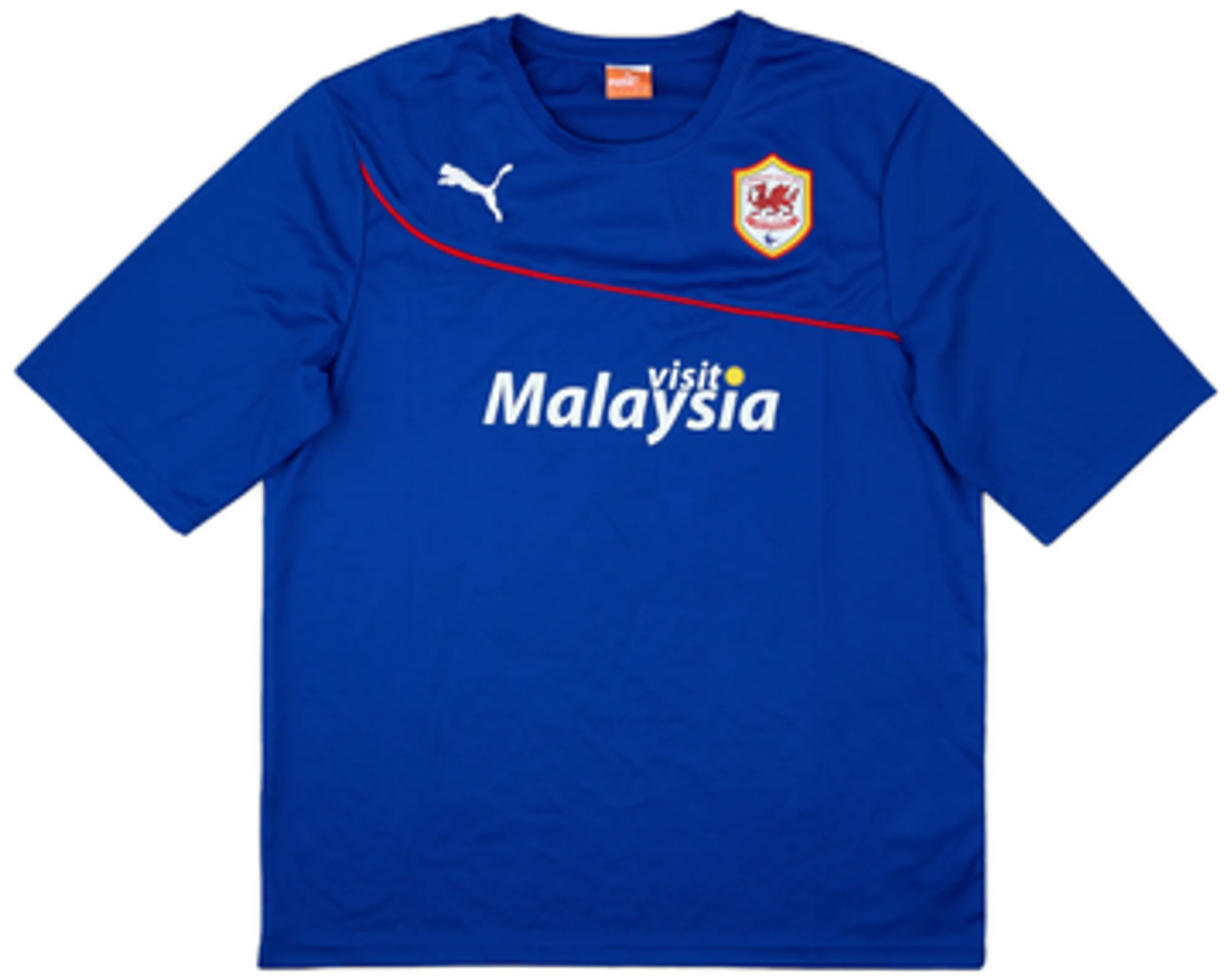 Puma Cardiff City Mens SS Away Shirt 2013/14