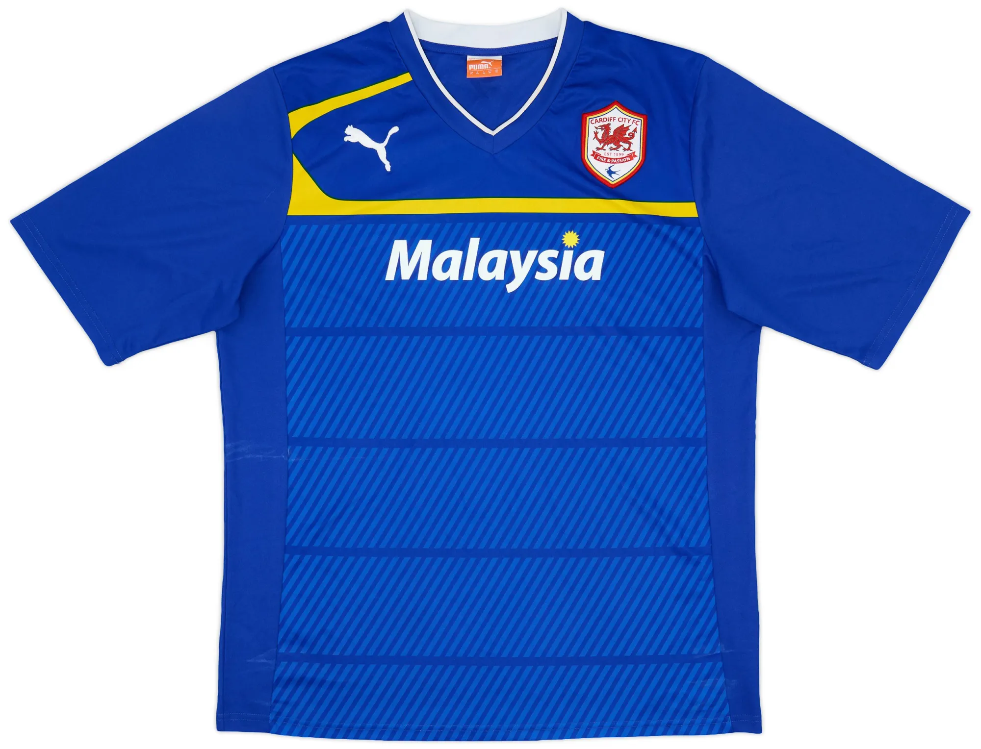 Puma Cardiff City Mens SS Away Shirt 2012/13
