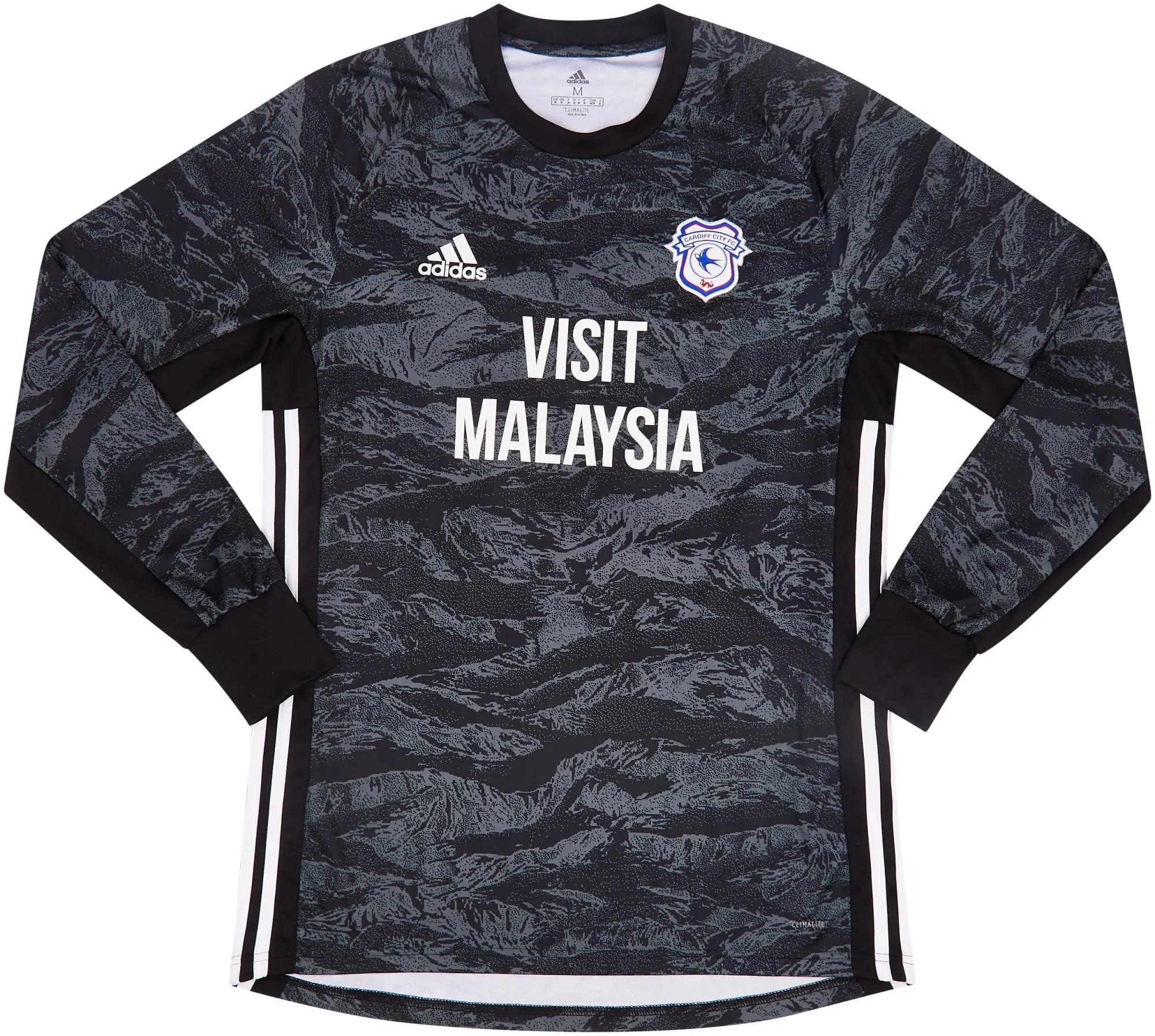 adidas Cardiff City Kids LS Goalkeeper Home Shirt 2019/20