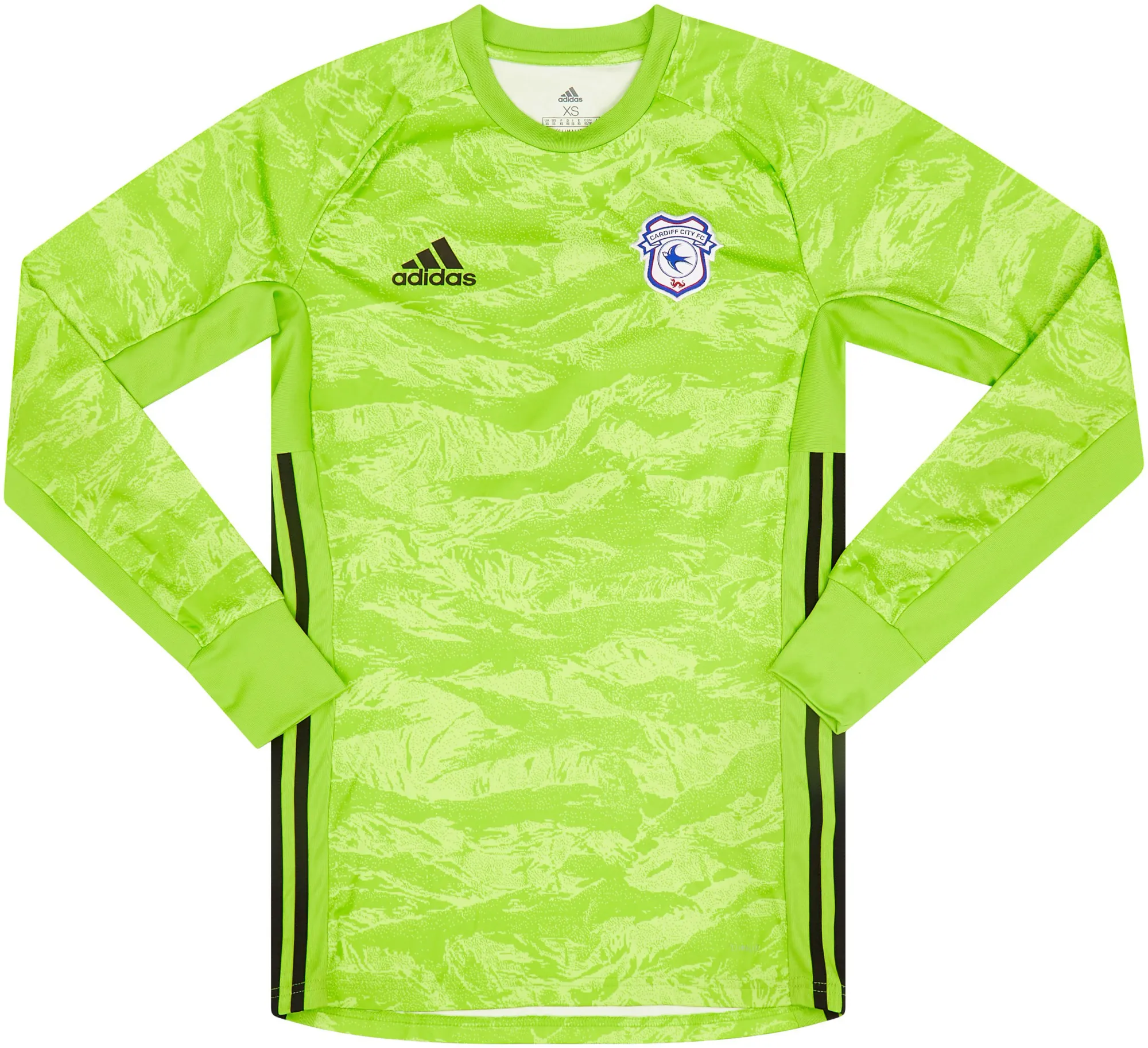 adidas Cardiff City Mens LS Goalkeeper Home Shirt 2019/20