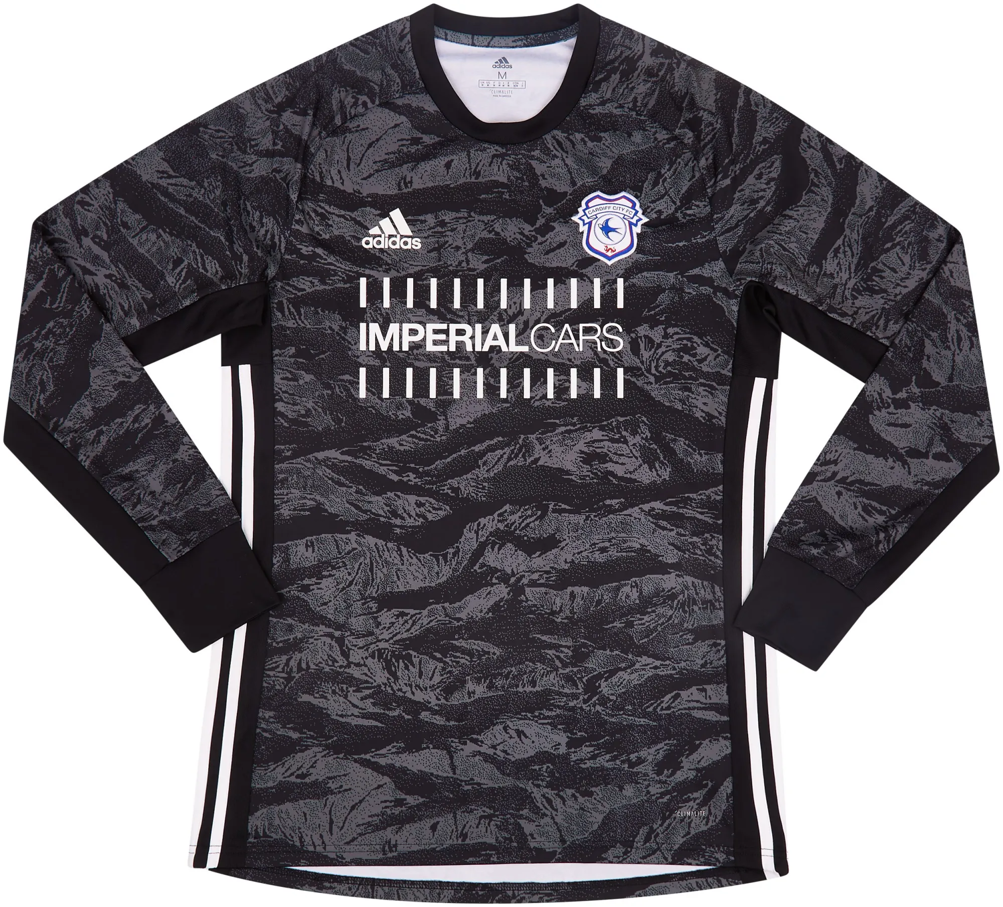 adidas Cardiff City Kids LS Goalkeeper Home Shirt 2019/20