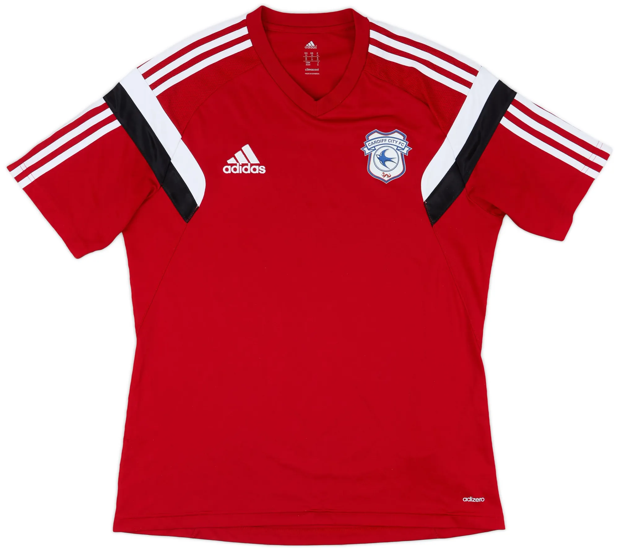 adidas Cardiff City Mens SS Home Shirt 2015/16