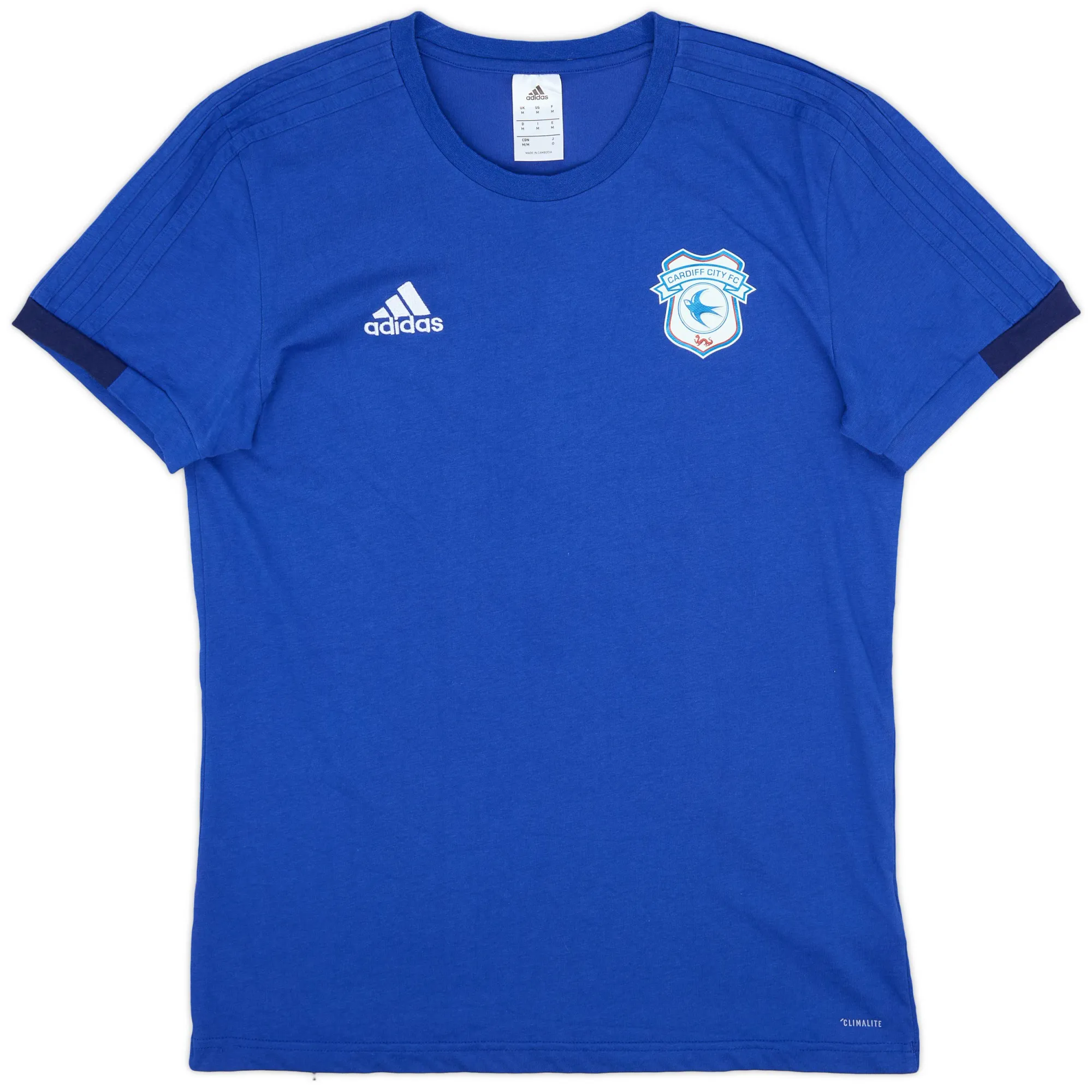 adidas Cardiff City Mens SS Away Shirt 2017/18