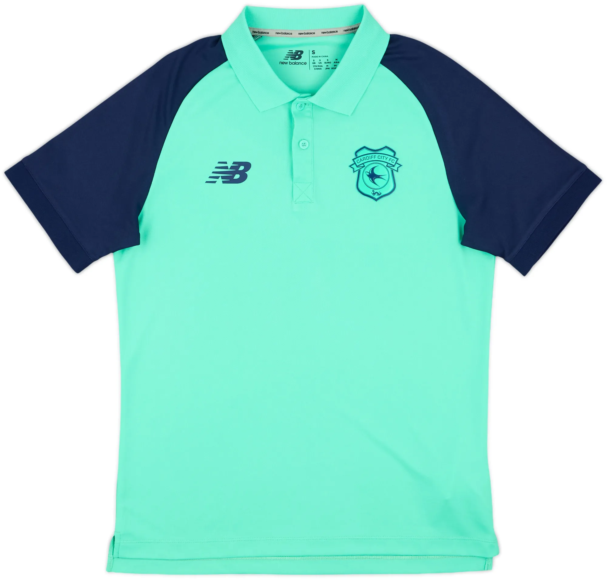 2023-24 Cardiff City New Balance Polo Shirt - 7/10 - (S)