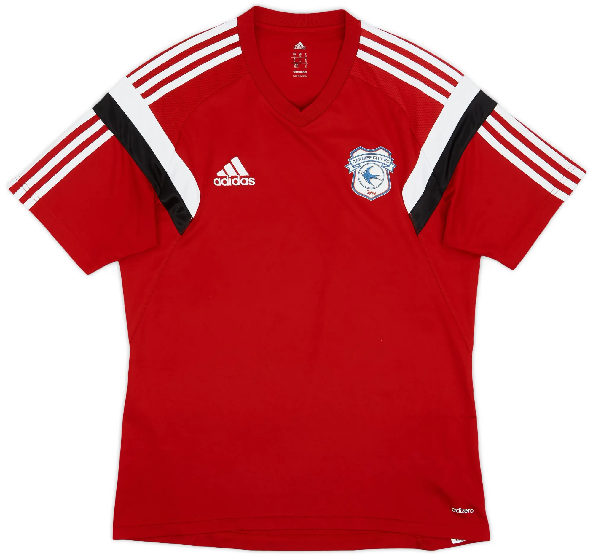 adidas Cardiff City Mens SS Home Shirt 2015/16