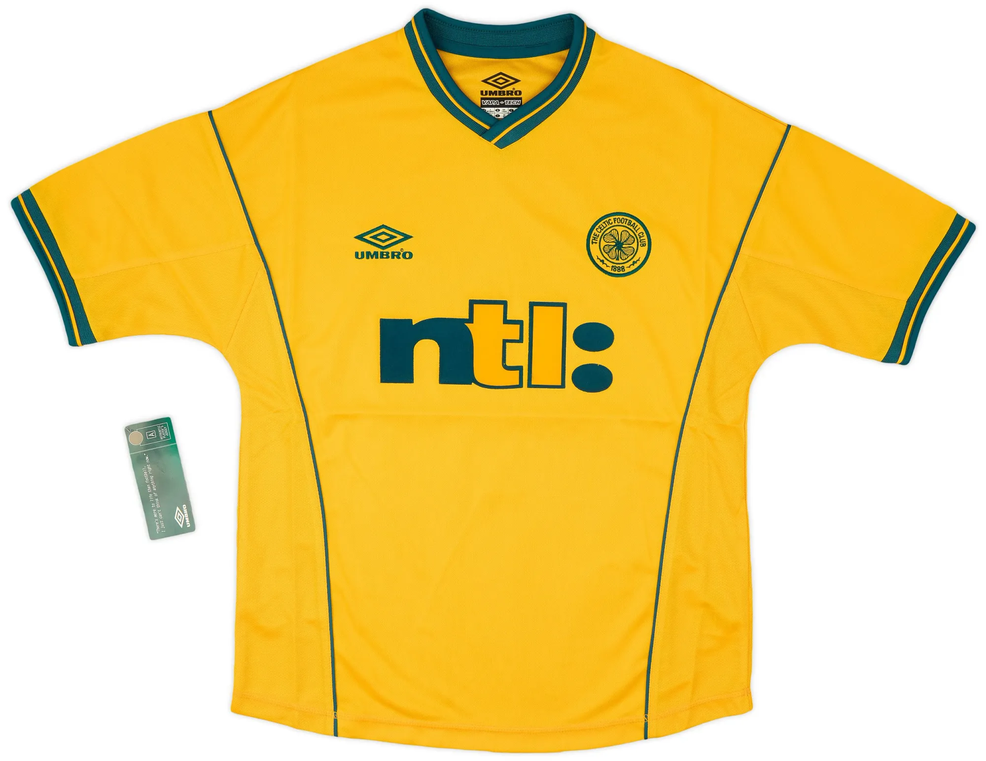 Umbro Celtic Mens SS Away Shirt 2000/02