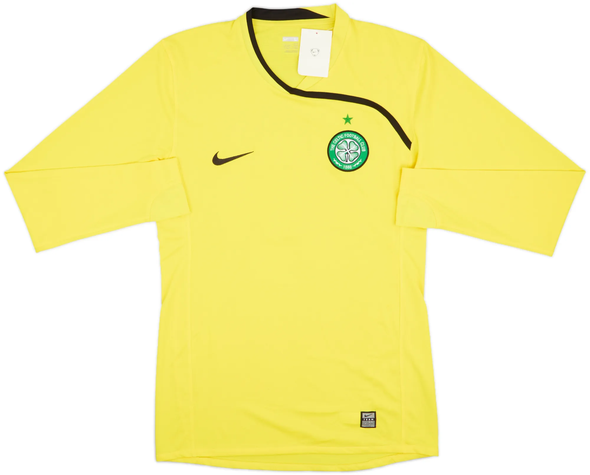 Nike Celtic Mens LS Goalkeeper Player Issue Home Shirt 2008/09
