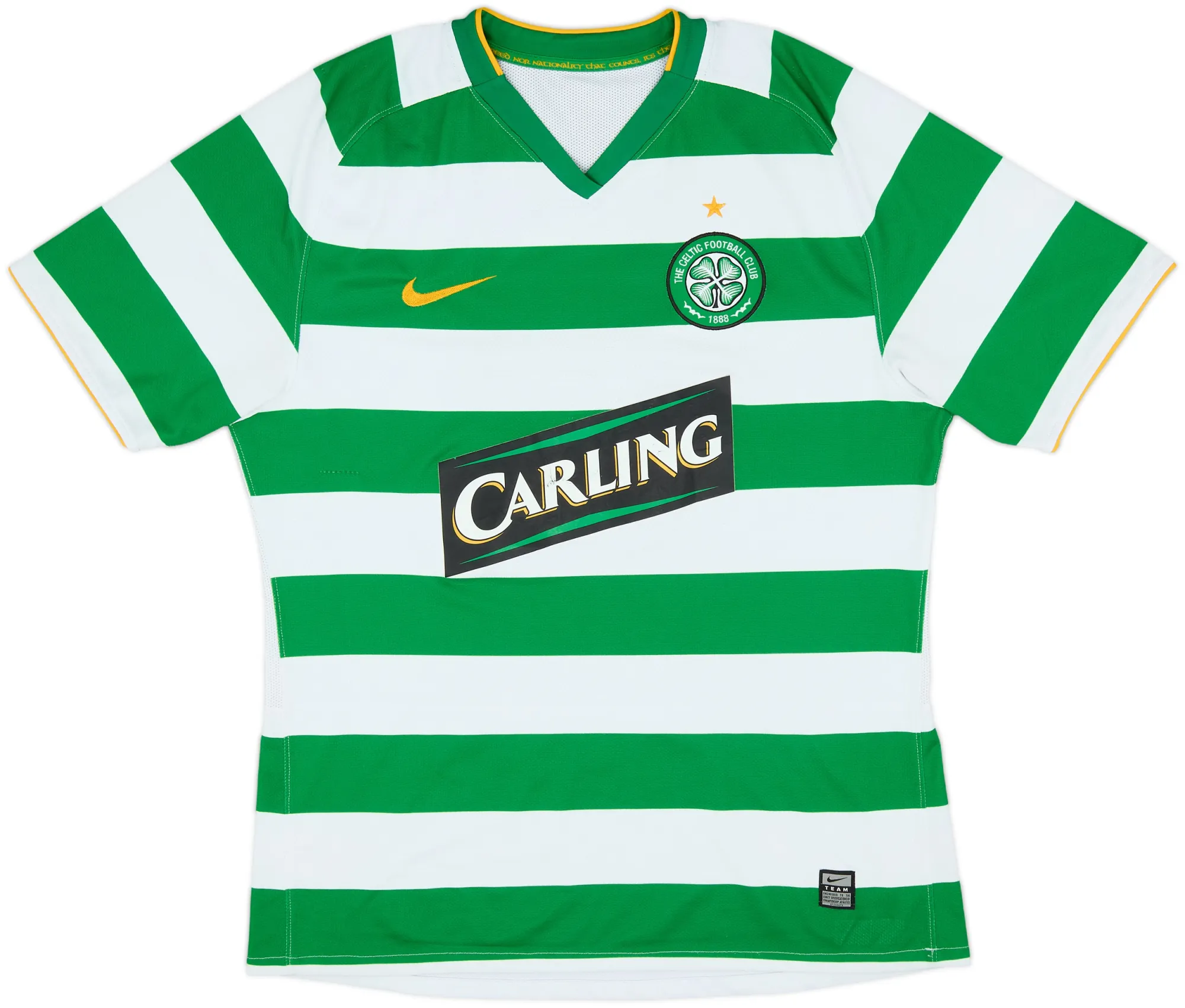 Nike Celtic Mens SS Player Issue Home European Shirt 2008/10