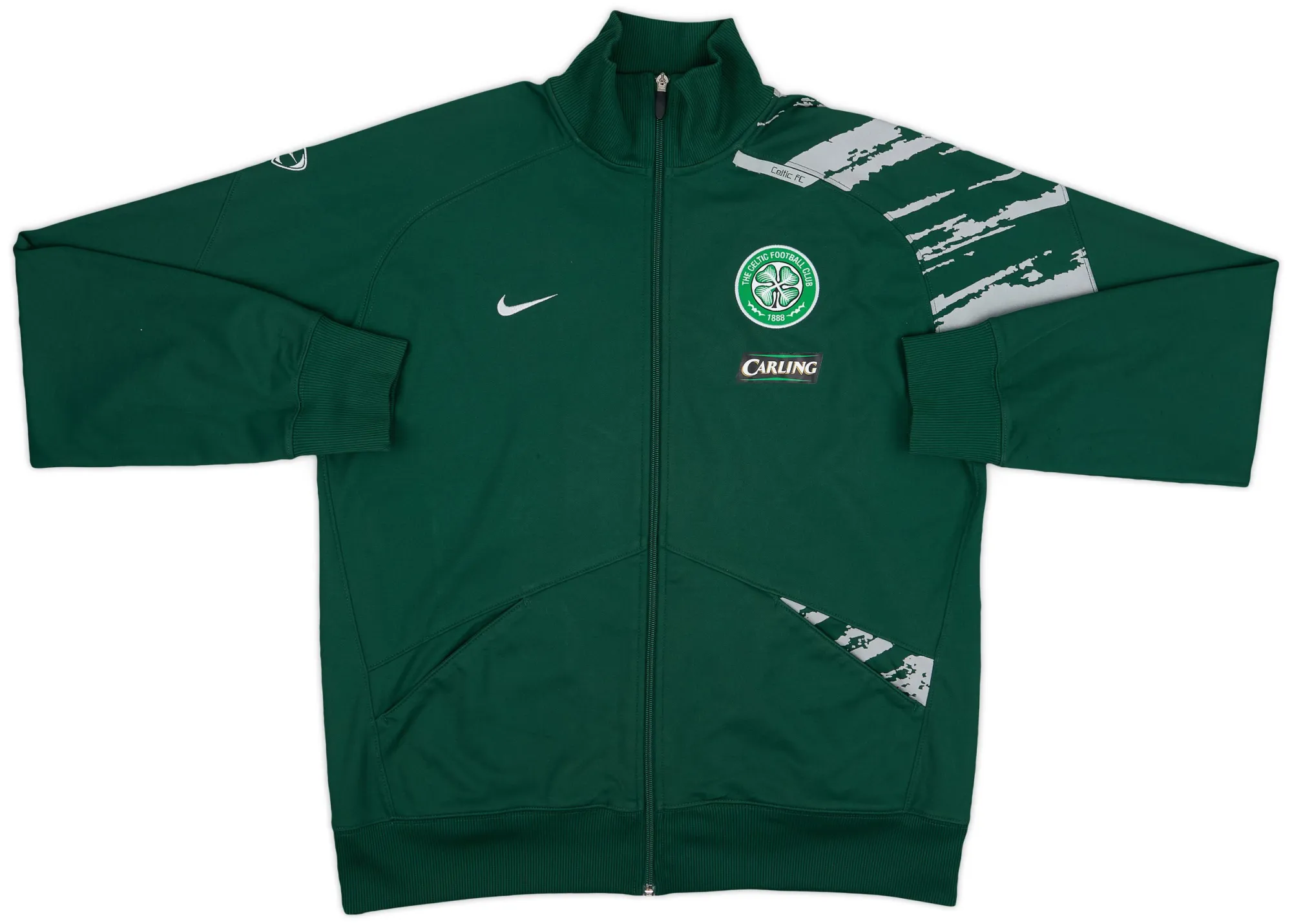 2007-08 Celtic Nike N98 Track Jacket - 8/10 - (XL)
