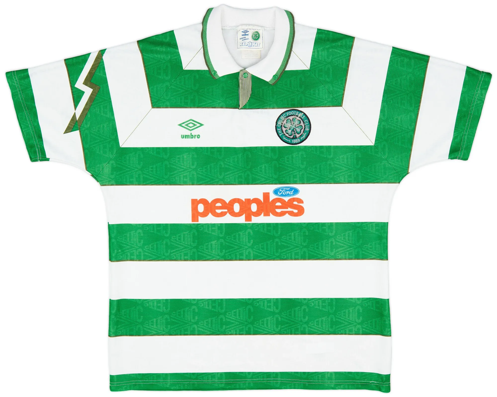 Umbro Celtic Mens SS Home Shirt 1991/92