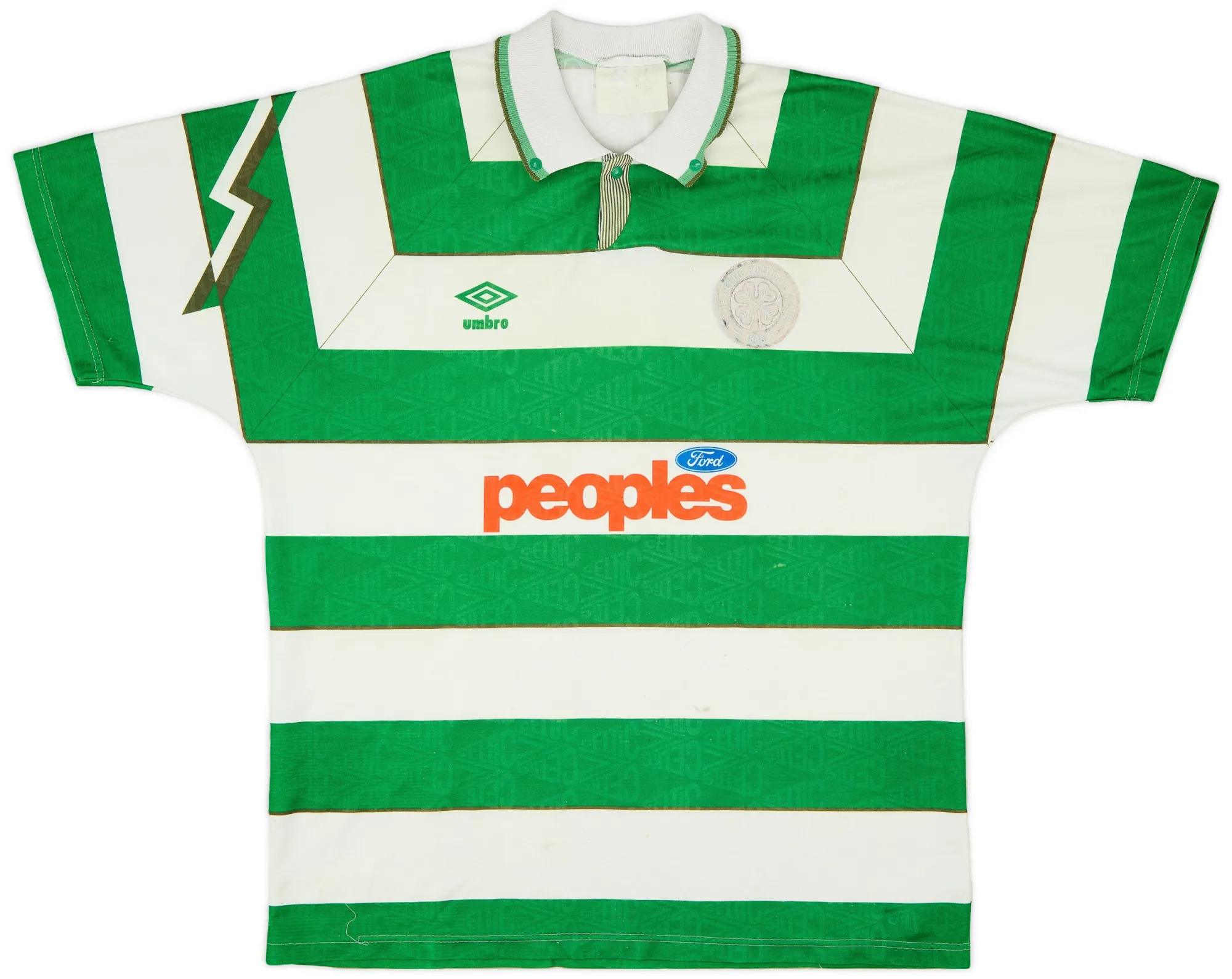 Umbro Celtic Mens SS Home Shirt 1991/92