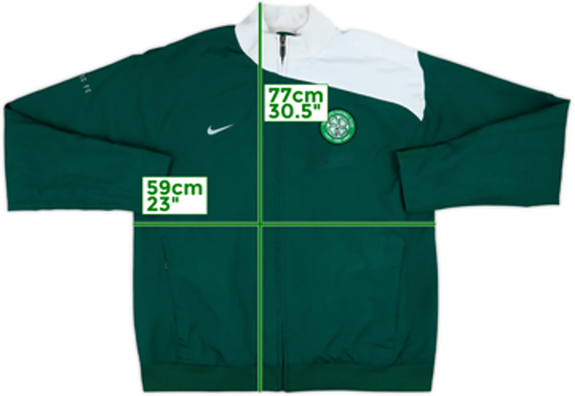 2008-09 Celtic Nike Track Jacket - 5/10 - (L)