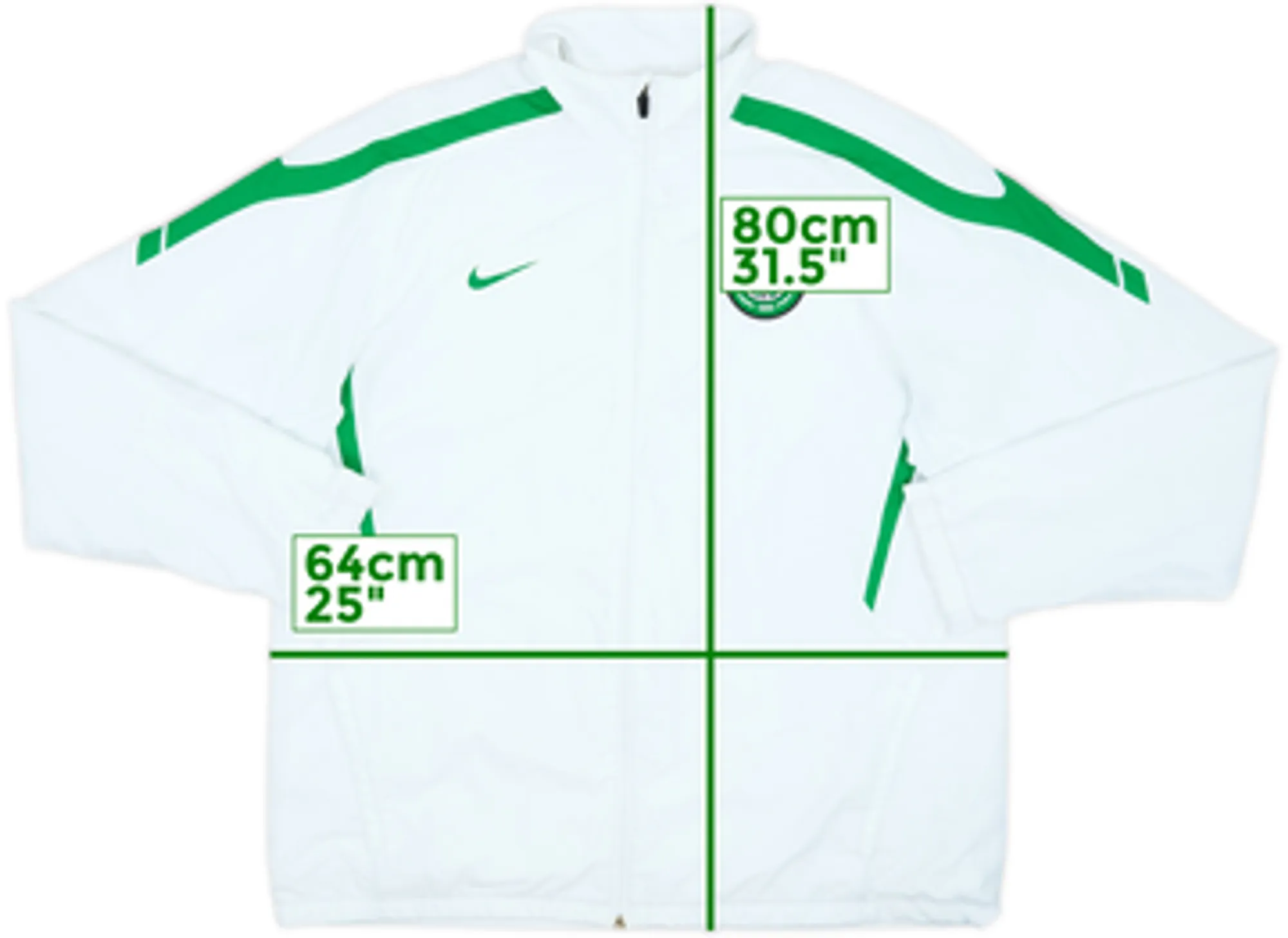 2010-11 Celtic Nike Track Jacket - 8/10 - (S)
