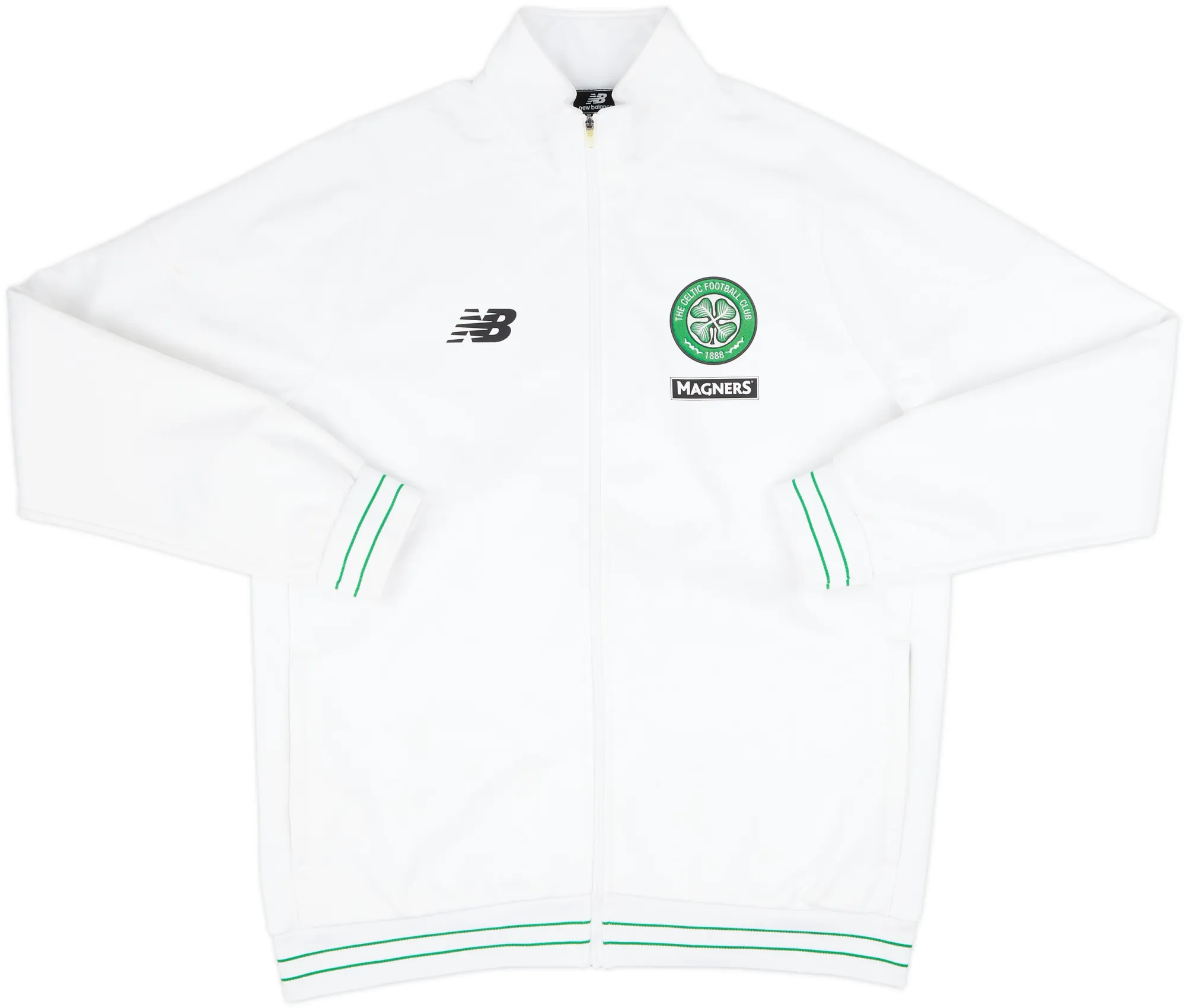 2017-18 Celtic New Balance Track Jacket - 8/10 - (XL)