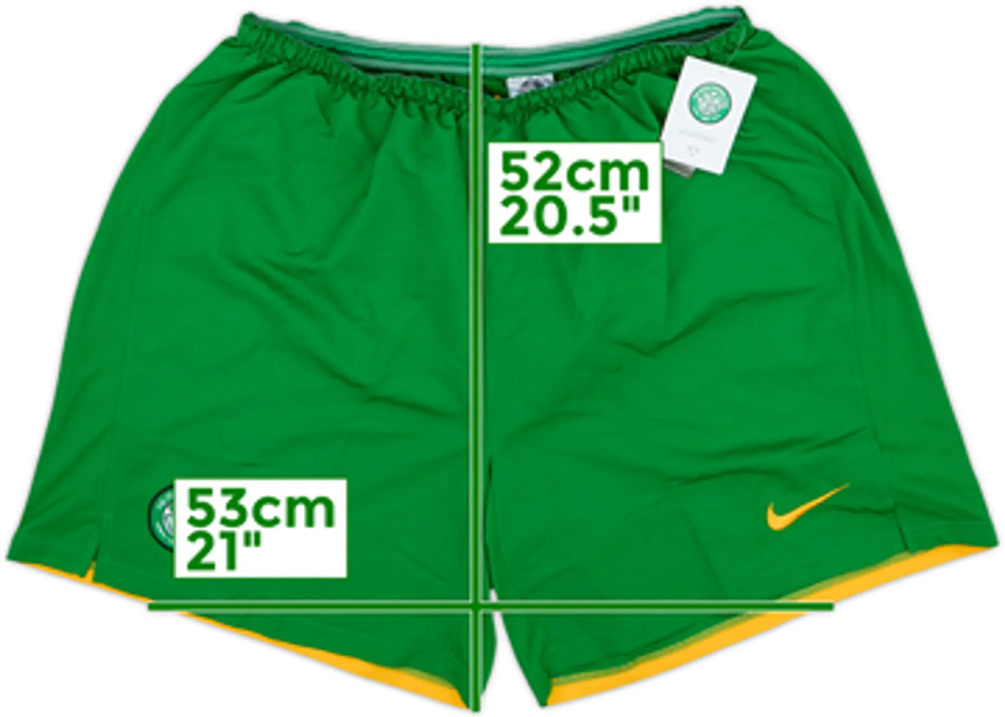 Nike Celtic Mens Away Shorts 2008/09