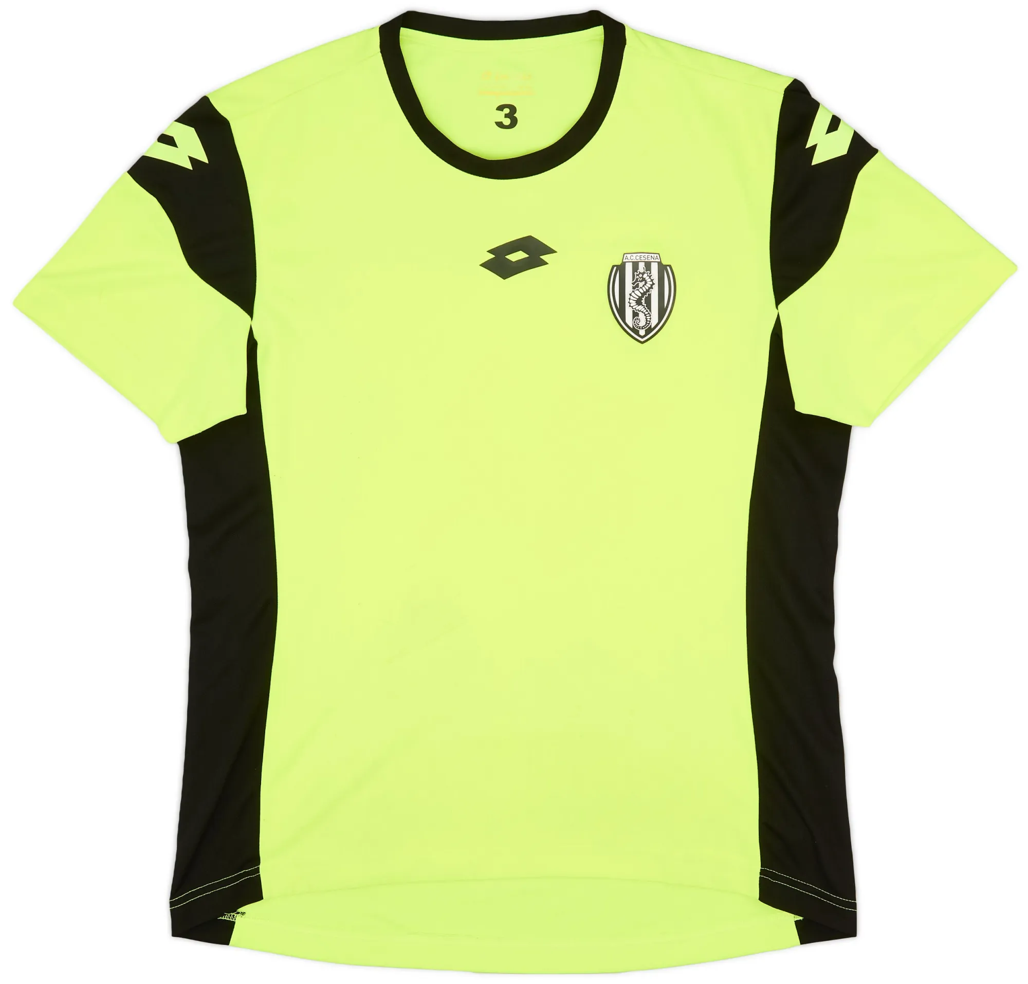 Lotto Cesena Mens SS Player Issue Home Shirt 2016/17