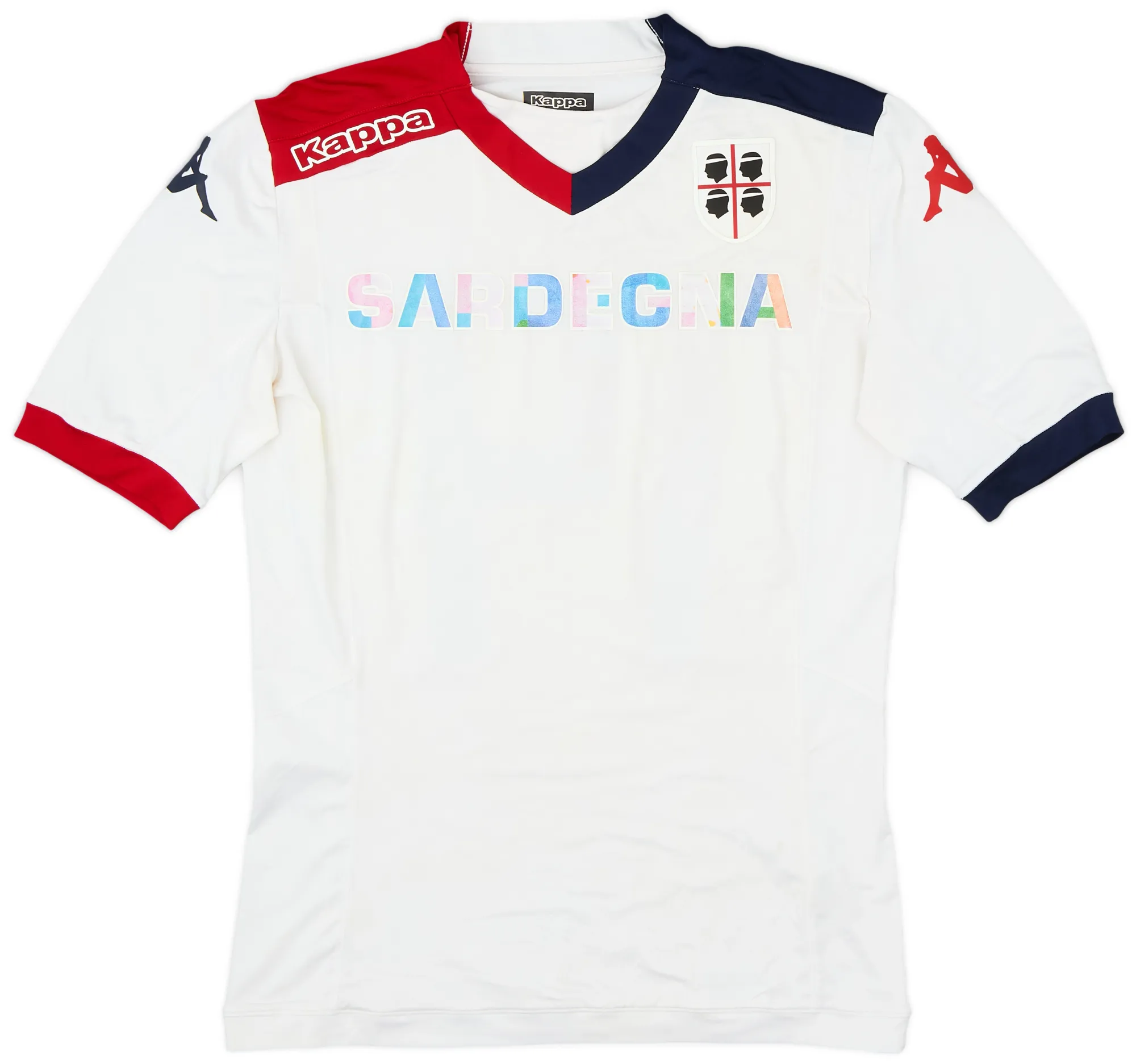 Kappa Cagliari Mens SS Away Shirt 2014/15