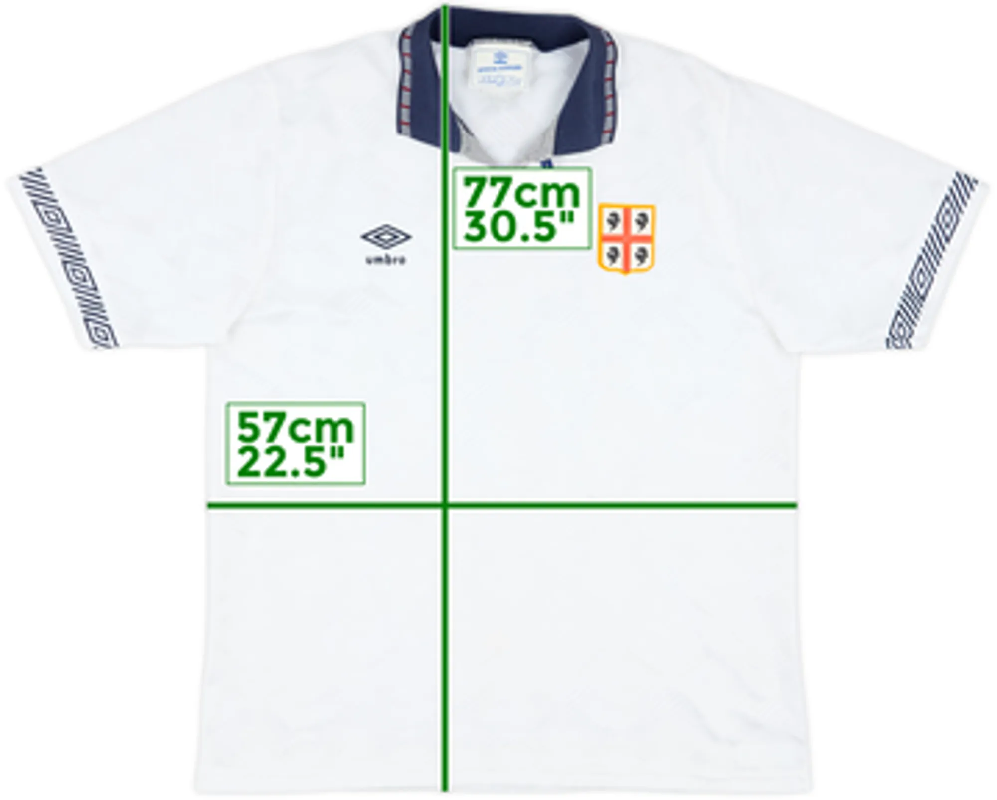 Umbro Cagliari Mens SS Away Shirt 1990/92