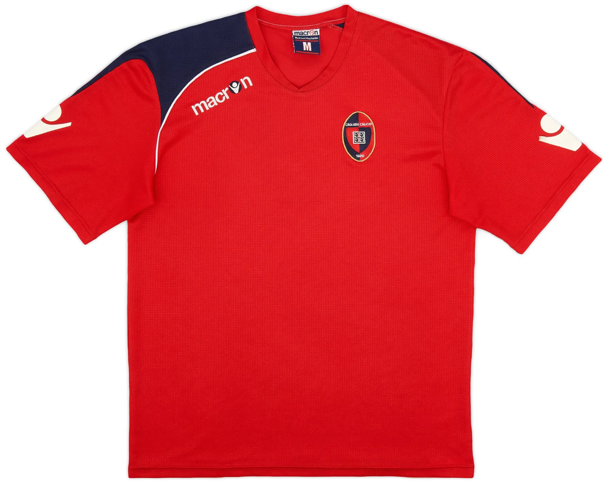 Macron Cagliari Mens SS Home Shirt 2009/10