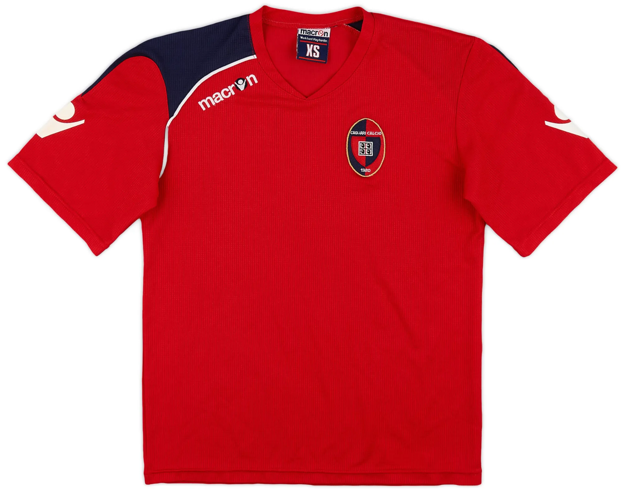 Macron Cagliari Mens SS Home Shirt 2009/10