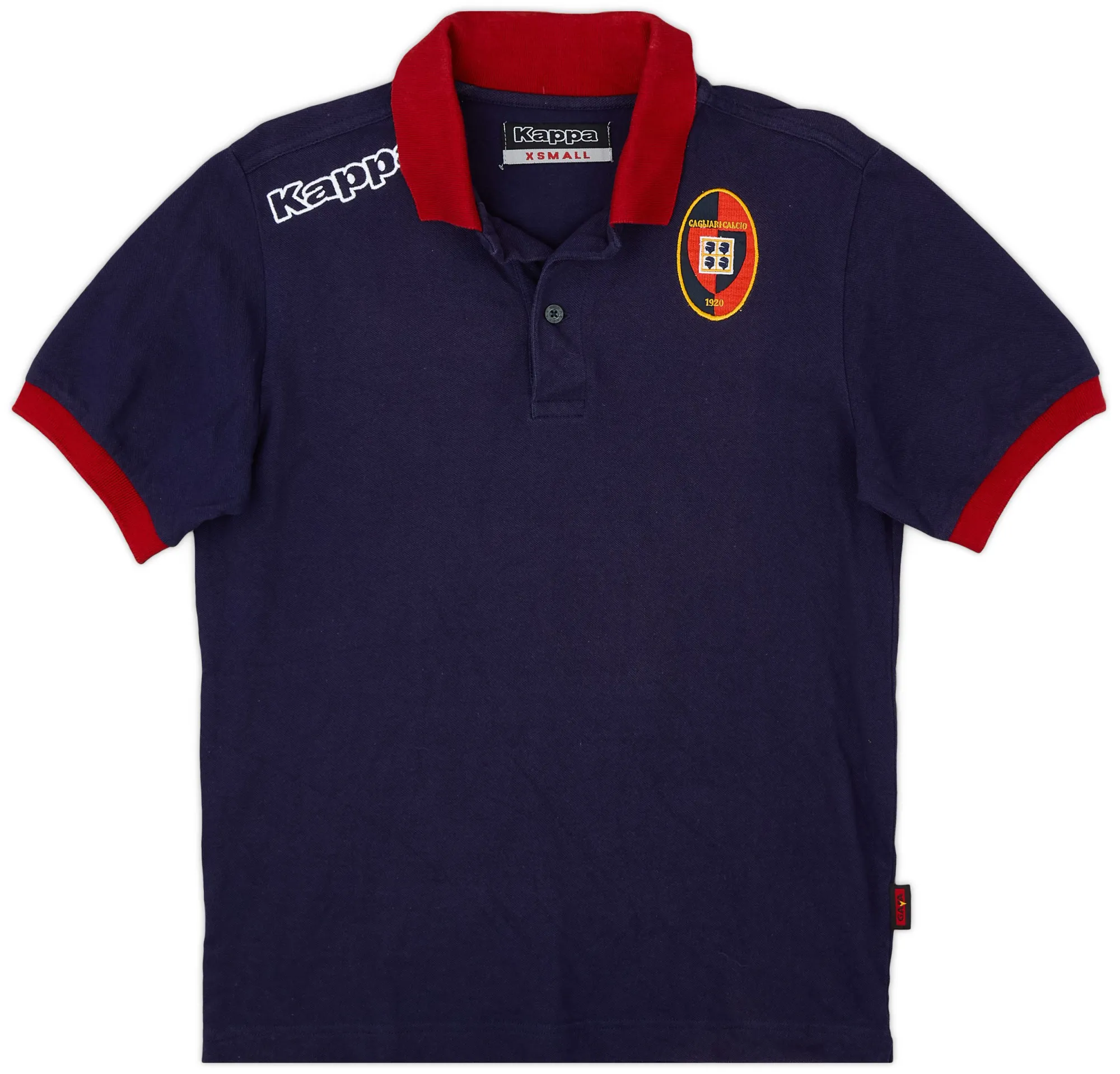 2012-13 Cagliari Kappa Polo Shirt - 8/10 - (XS)