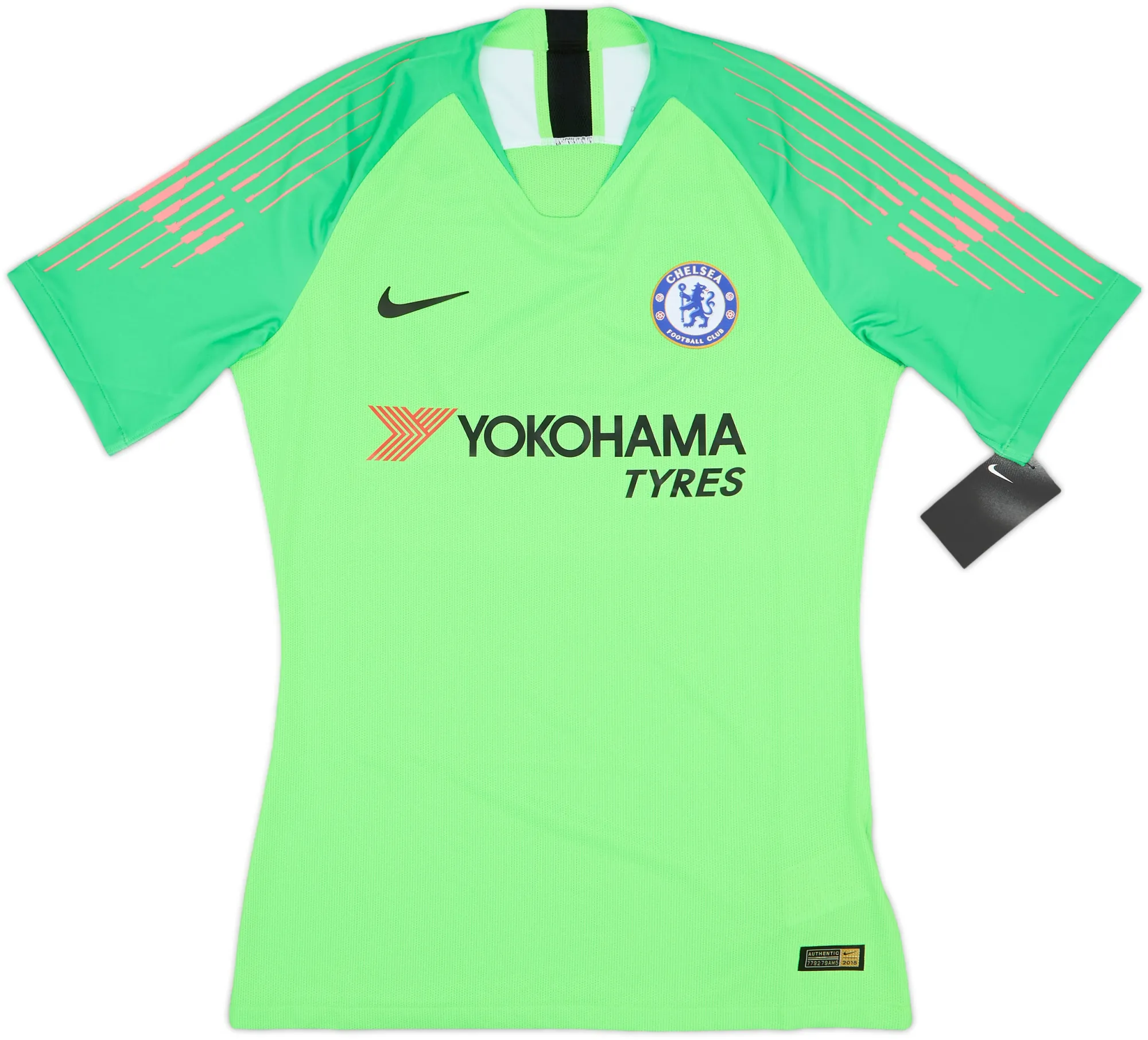 Nike Chelsea Mens SS Goalkeeper Player Issue Home Shirt 2018/19